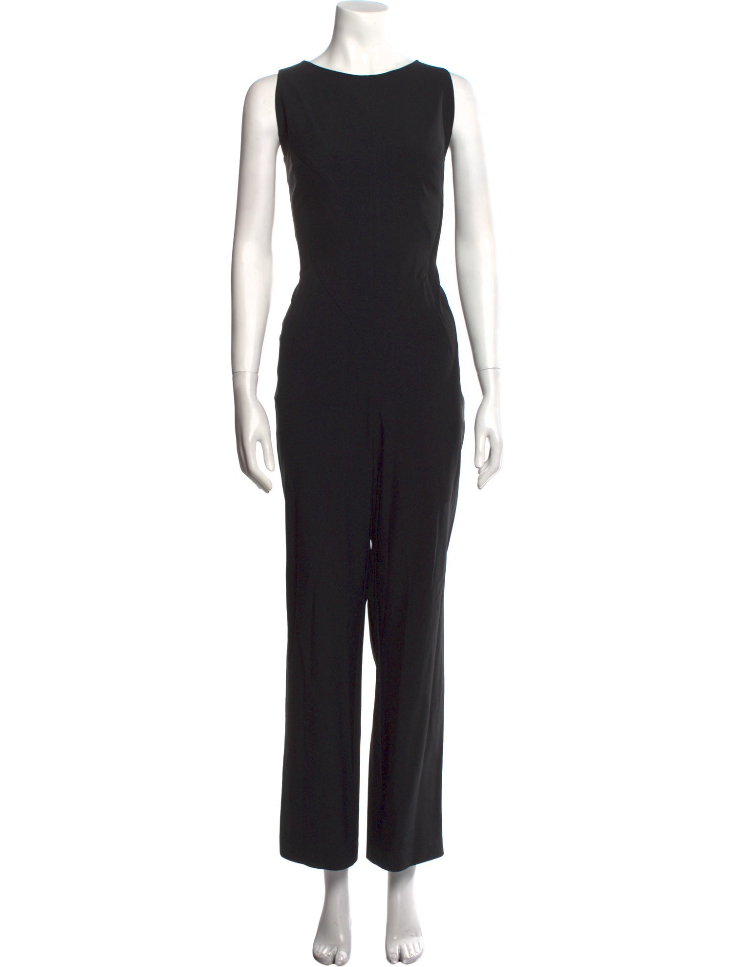 Mugler Bateau Neckline Jumpsuit
