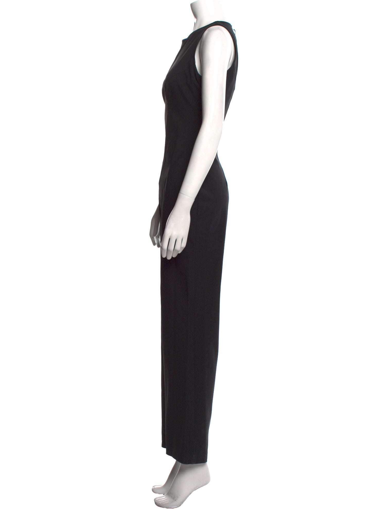 Mugler Bateau Neckline Jumpsuit
