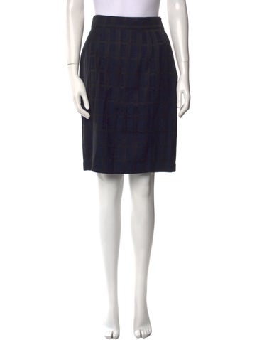 Mugler Skirts Wool Knee-Length Skirt Us8, Fr40 | M