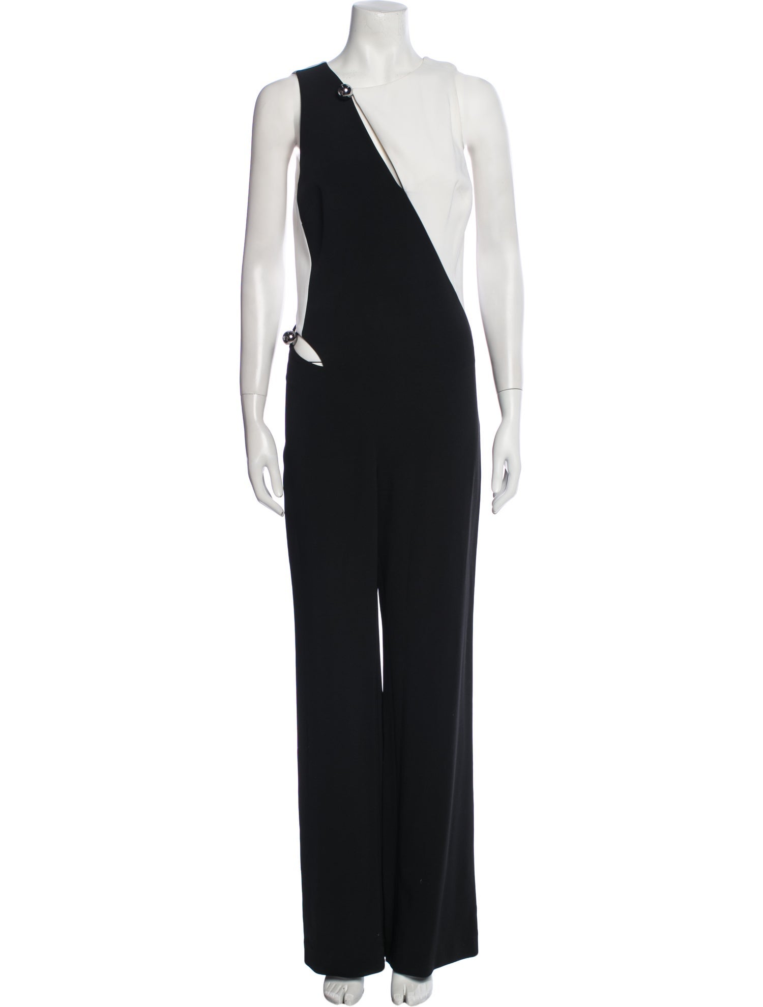 Mugler Scoop Neck Jumpsuit