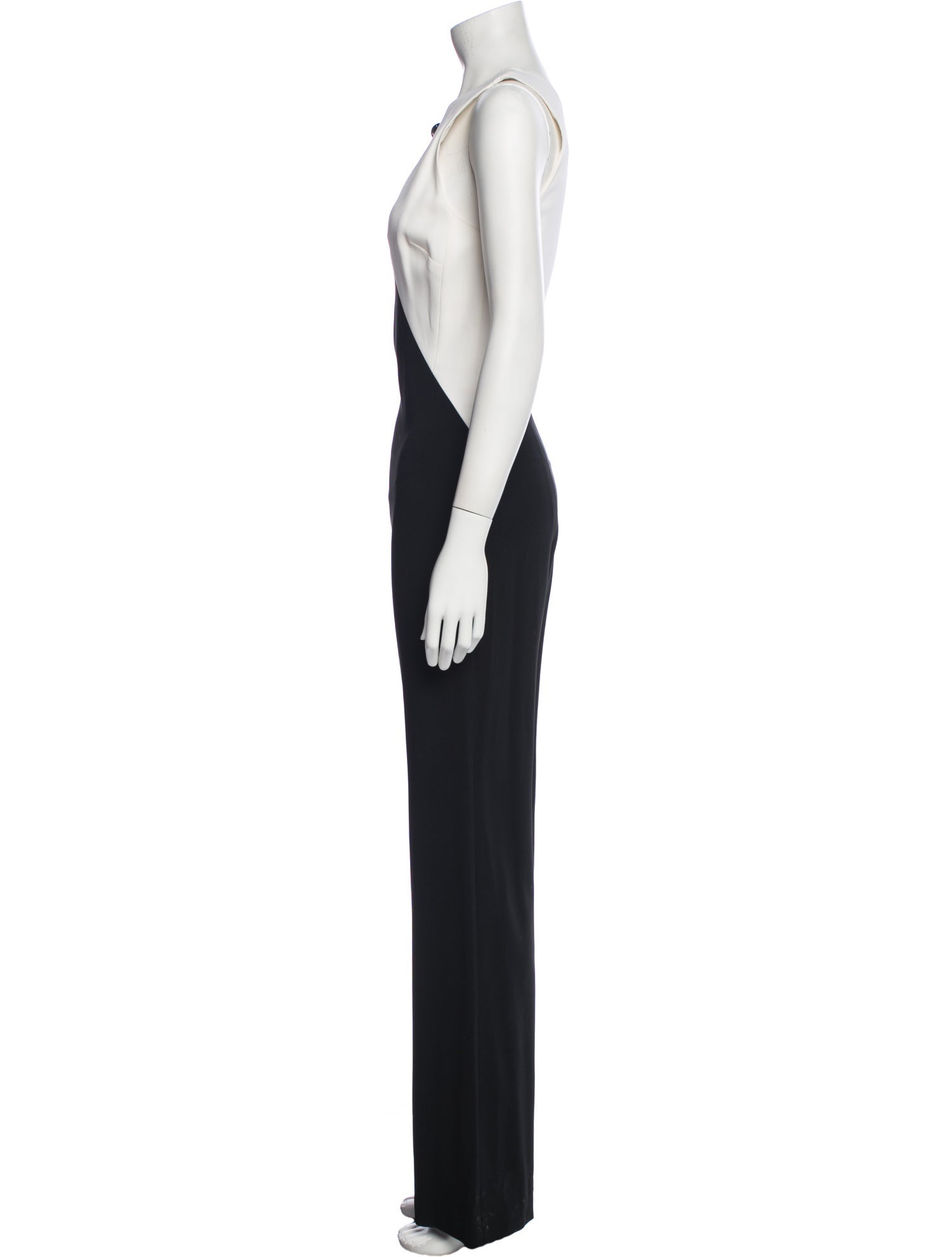 Mugler Scoop Neck Jumpsuit
