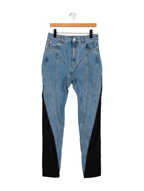 Mugler Mid-Rise Skinny Leg Jeans