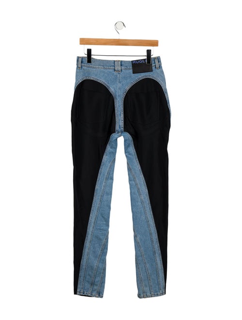Mugler Mid-Rise Skinny Leg Jeans