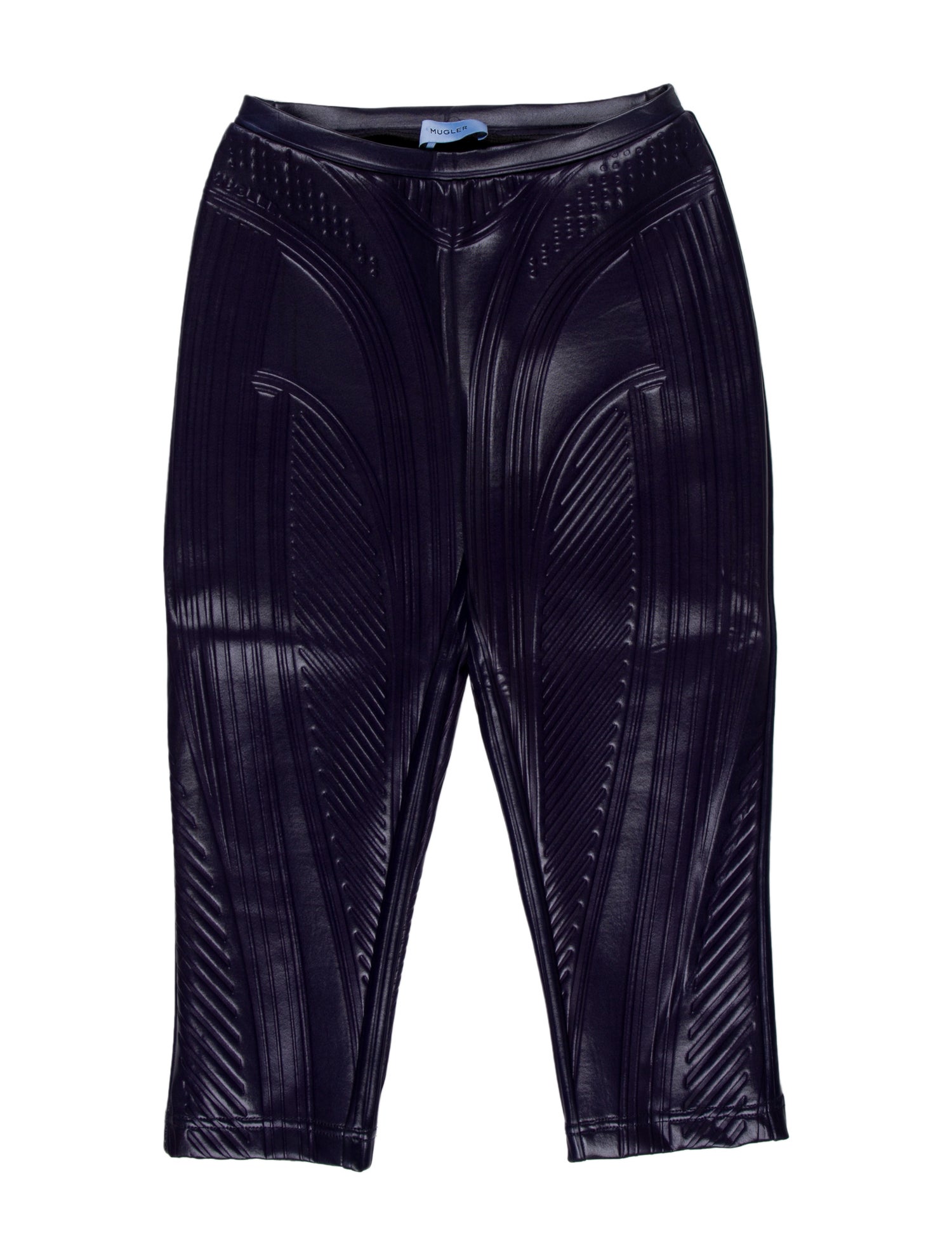 Mugler Faux Leather Skinny Leg Pants