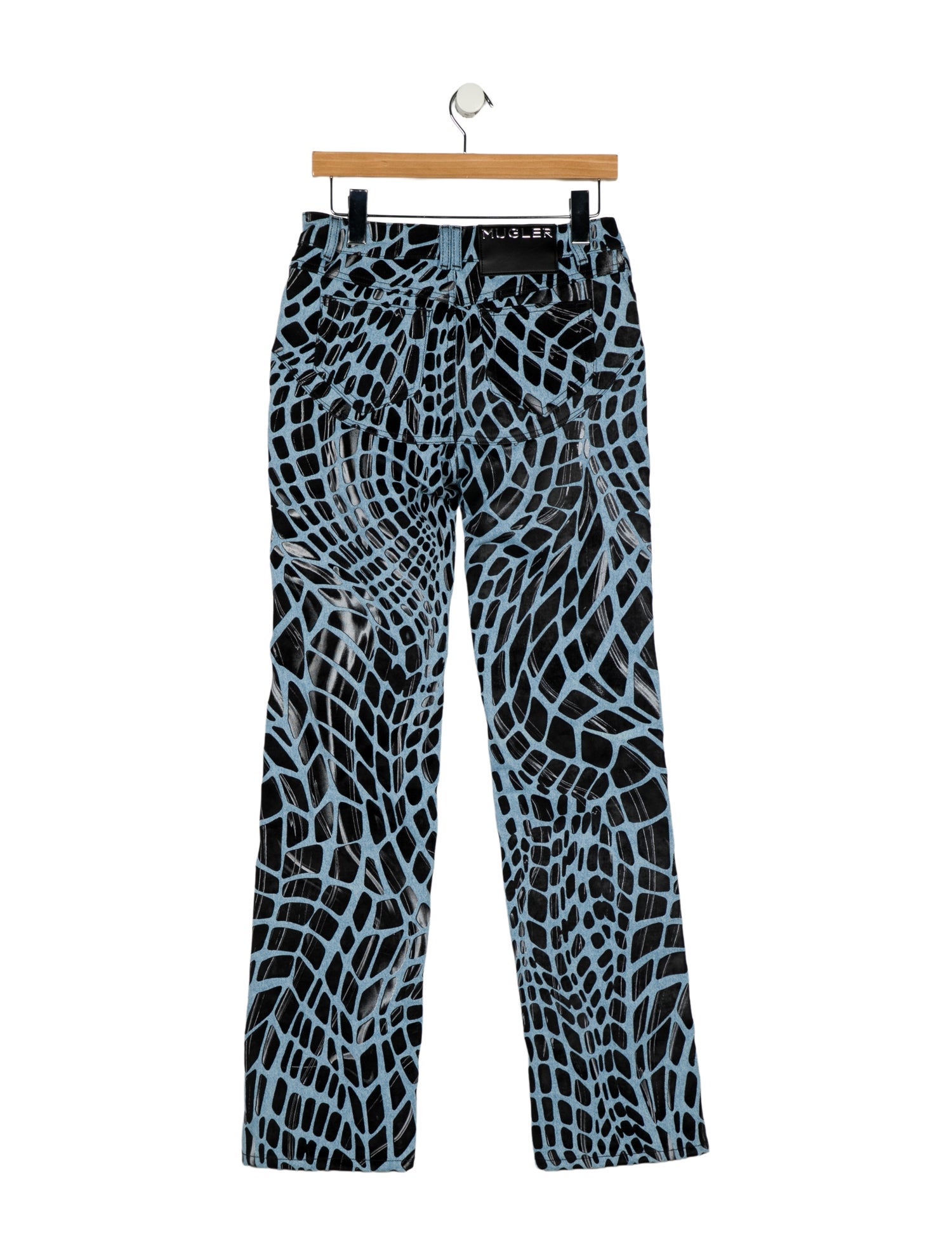 Mugler Mid-Rise Straight Leg Jeans w/ Tags