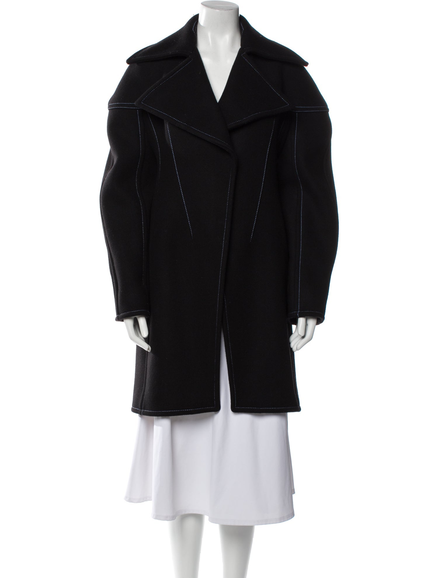 Mugler Virgin Wool Coat