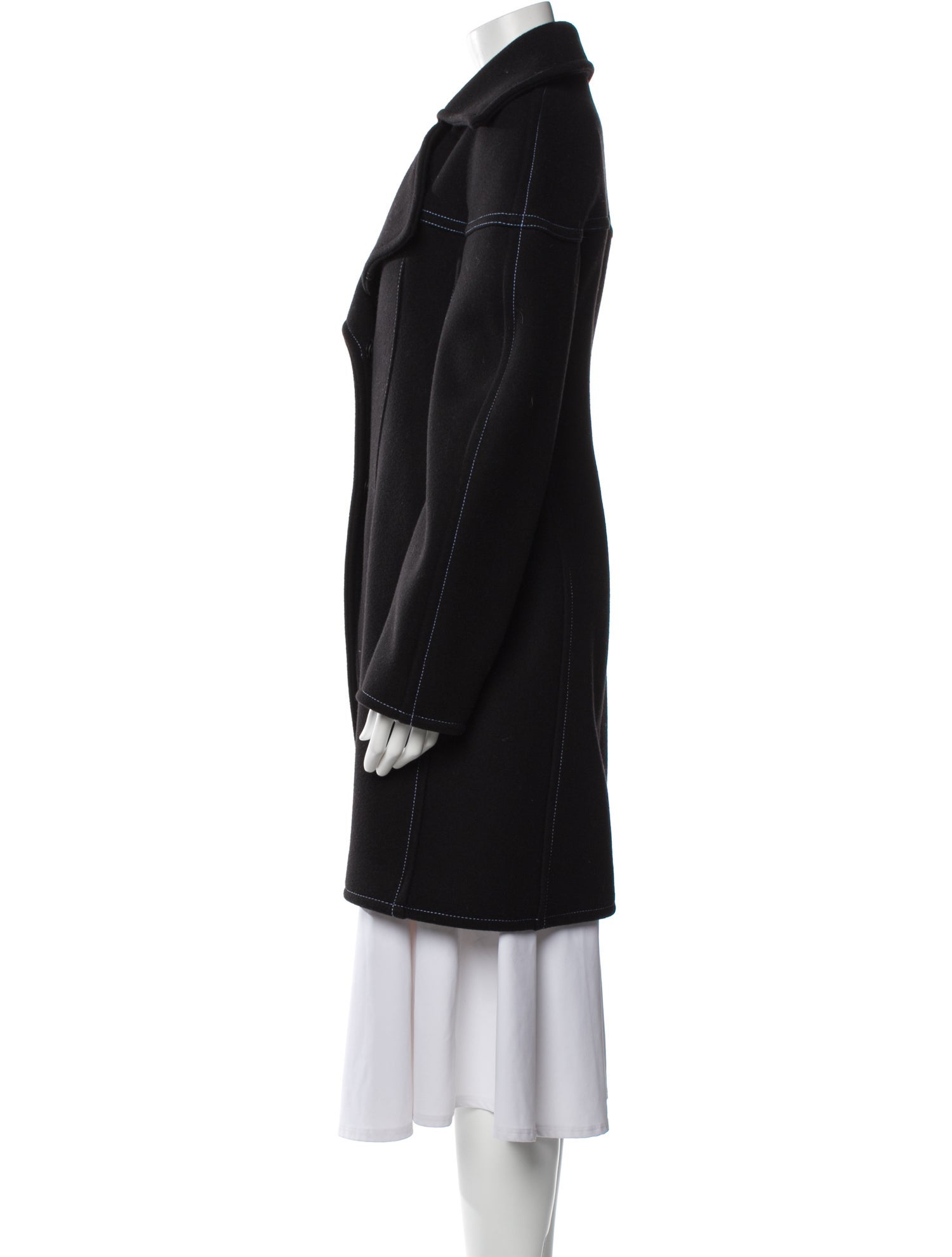 Mugler Virgin Wool Coat