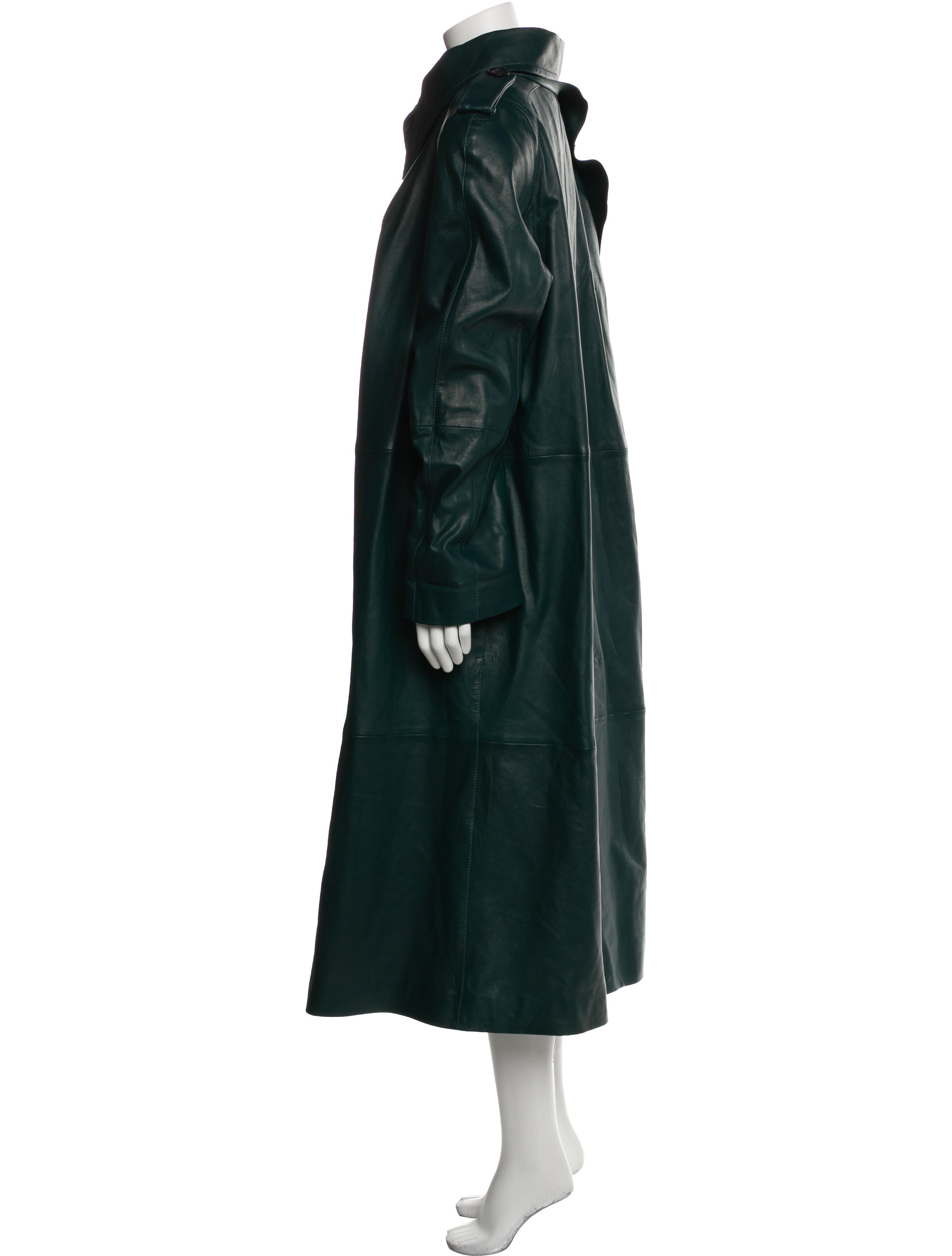 Mugler Leather Coat