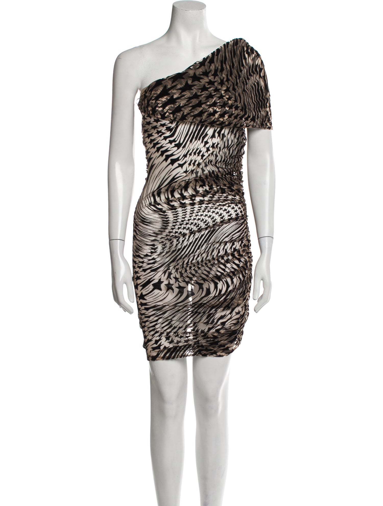 Mugler Printed Mini Dress