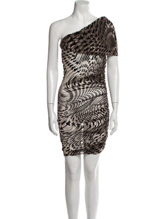 Mugler Printed Mini Dress