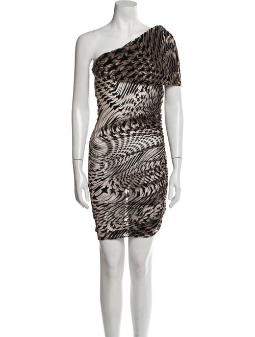 Mugler Printed Mini Dress