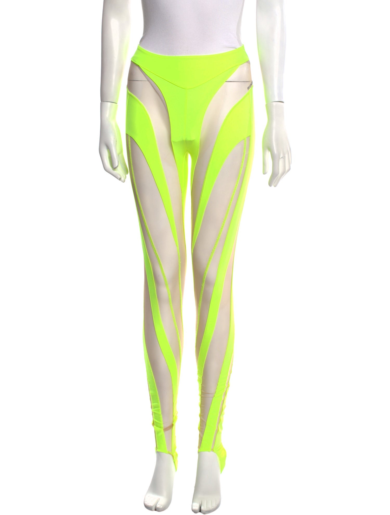 Mugler Printed Skinny Leg Pants