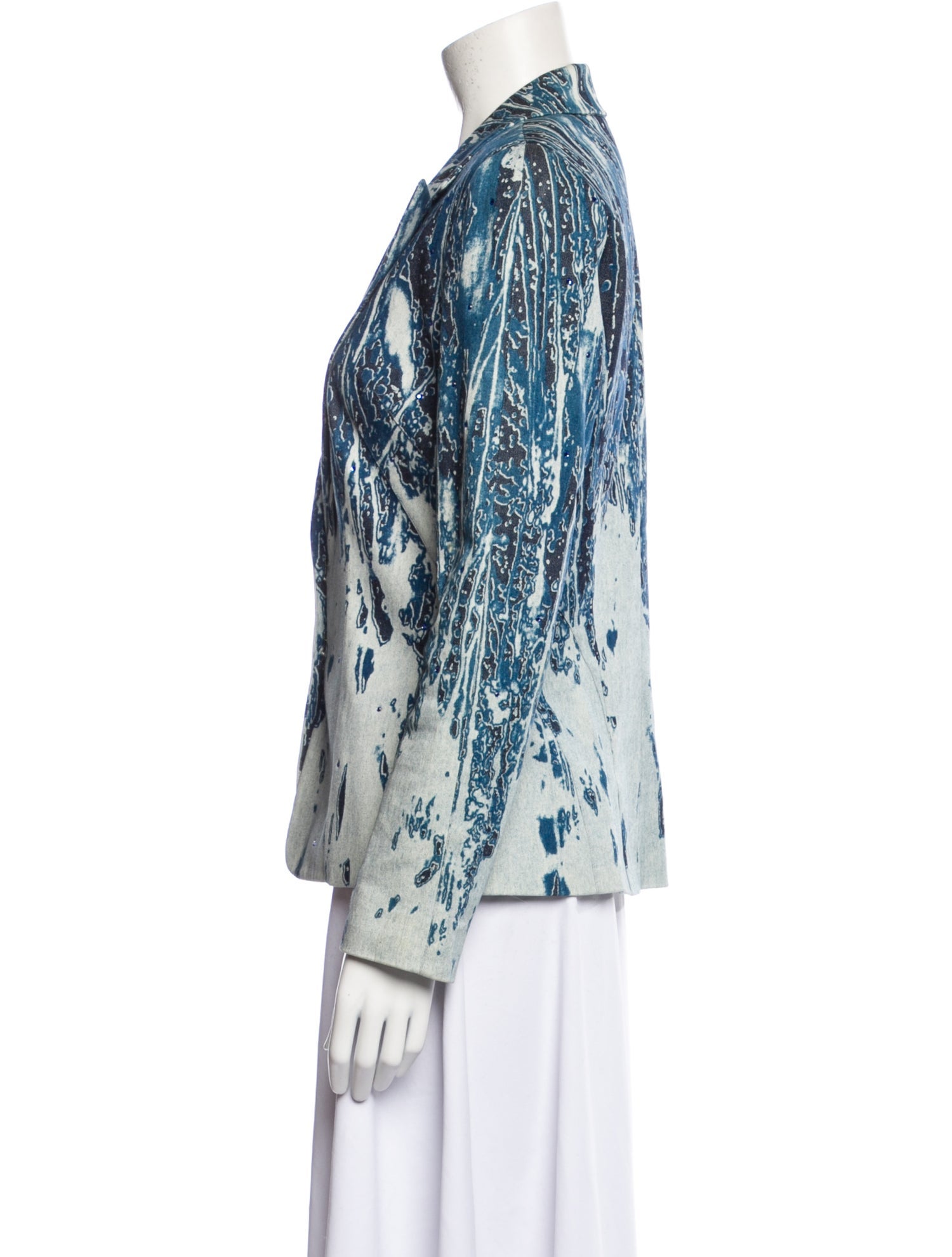 Mugler Vintage Printed Blazer