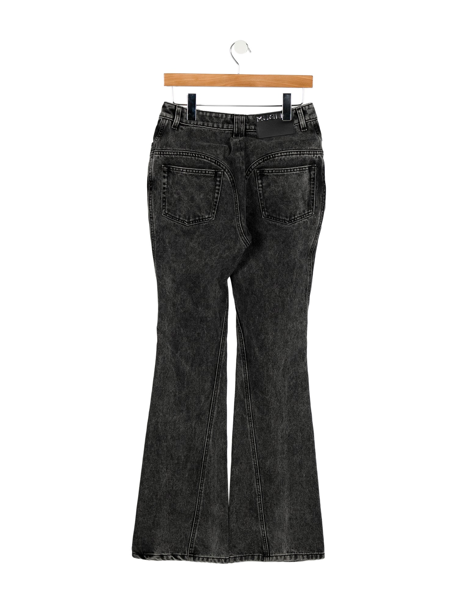 Mugler Mid-Rise Flared Jeans