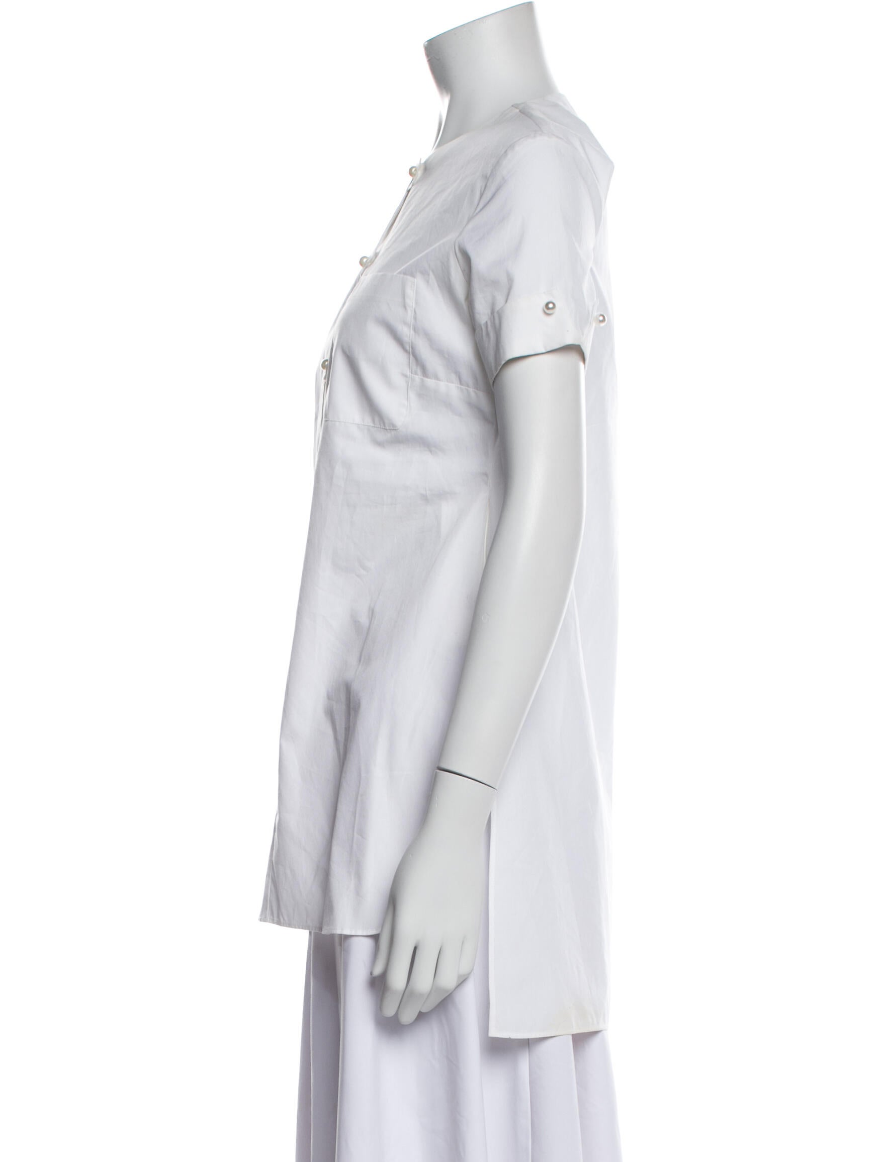 Mugler Crew Neck Mini Dress