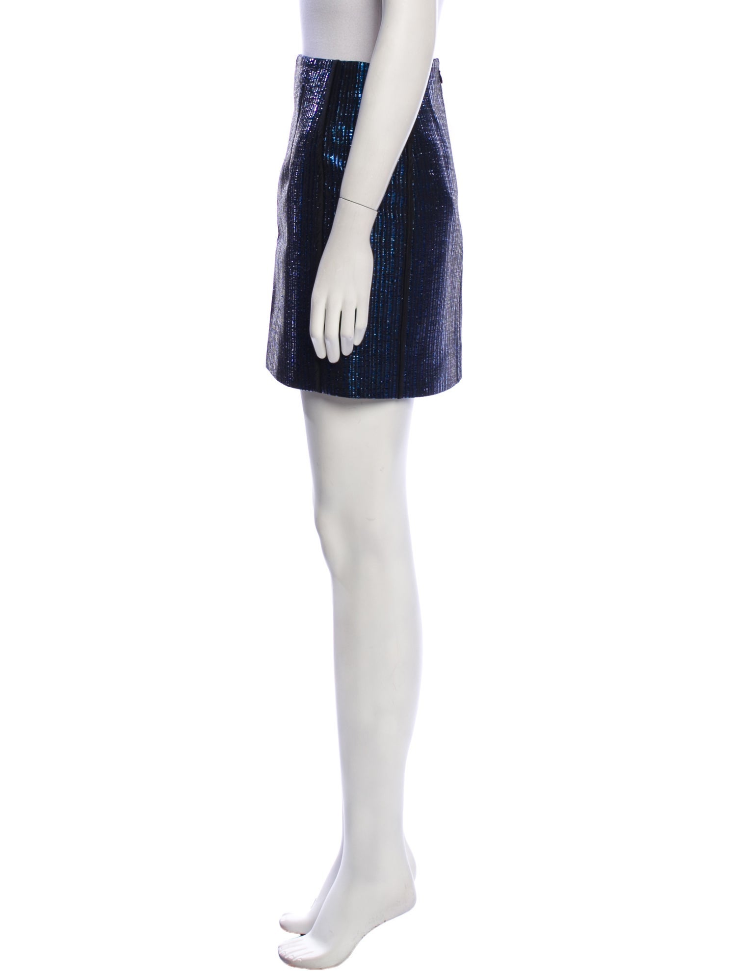 Mugler Wool Mini Skirt