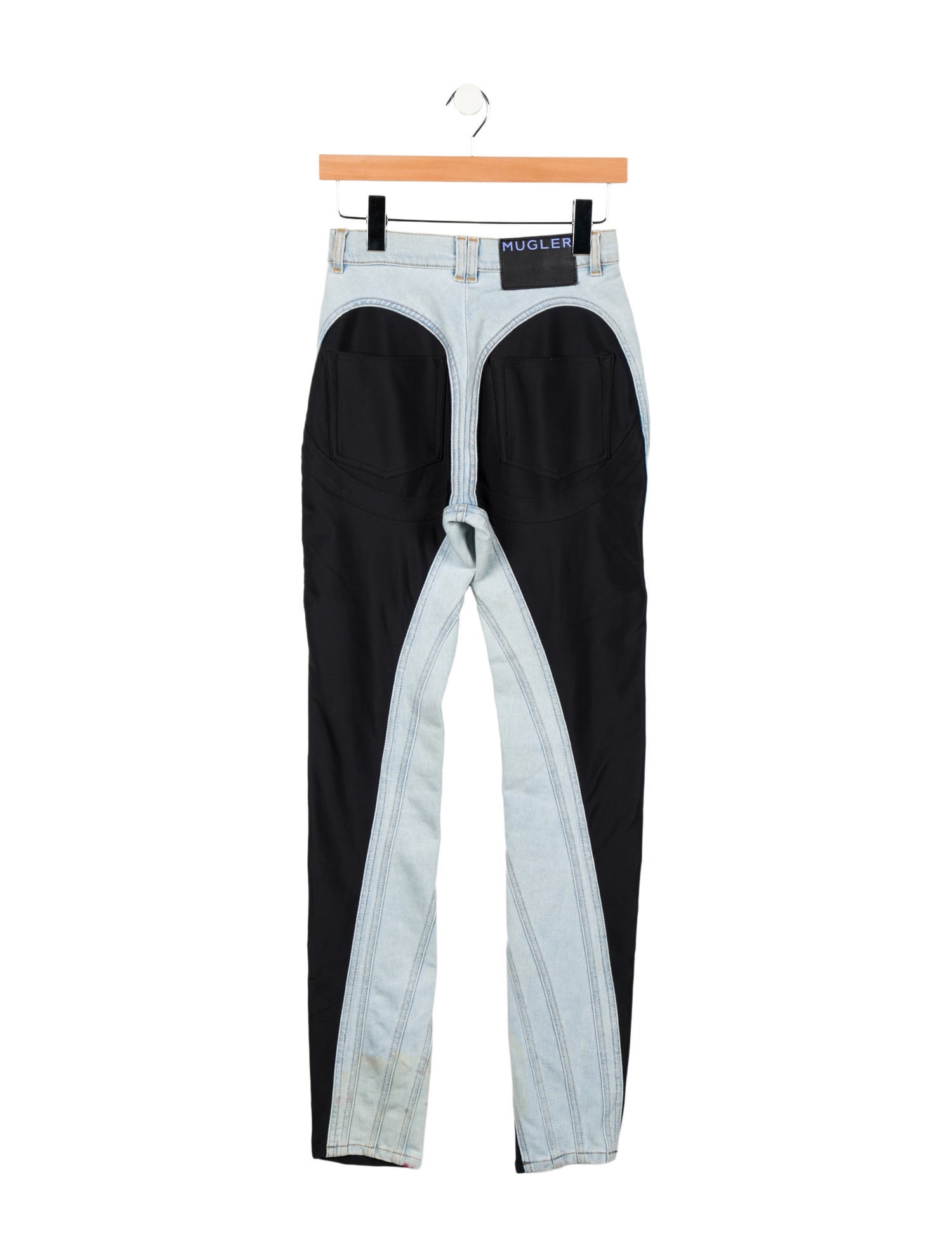 Mugler Mid-Rise Skinny Leg Jeans