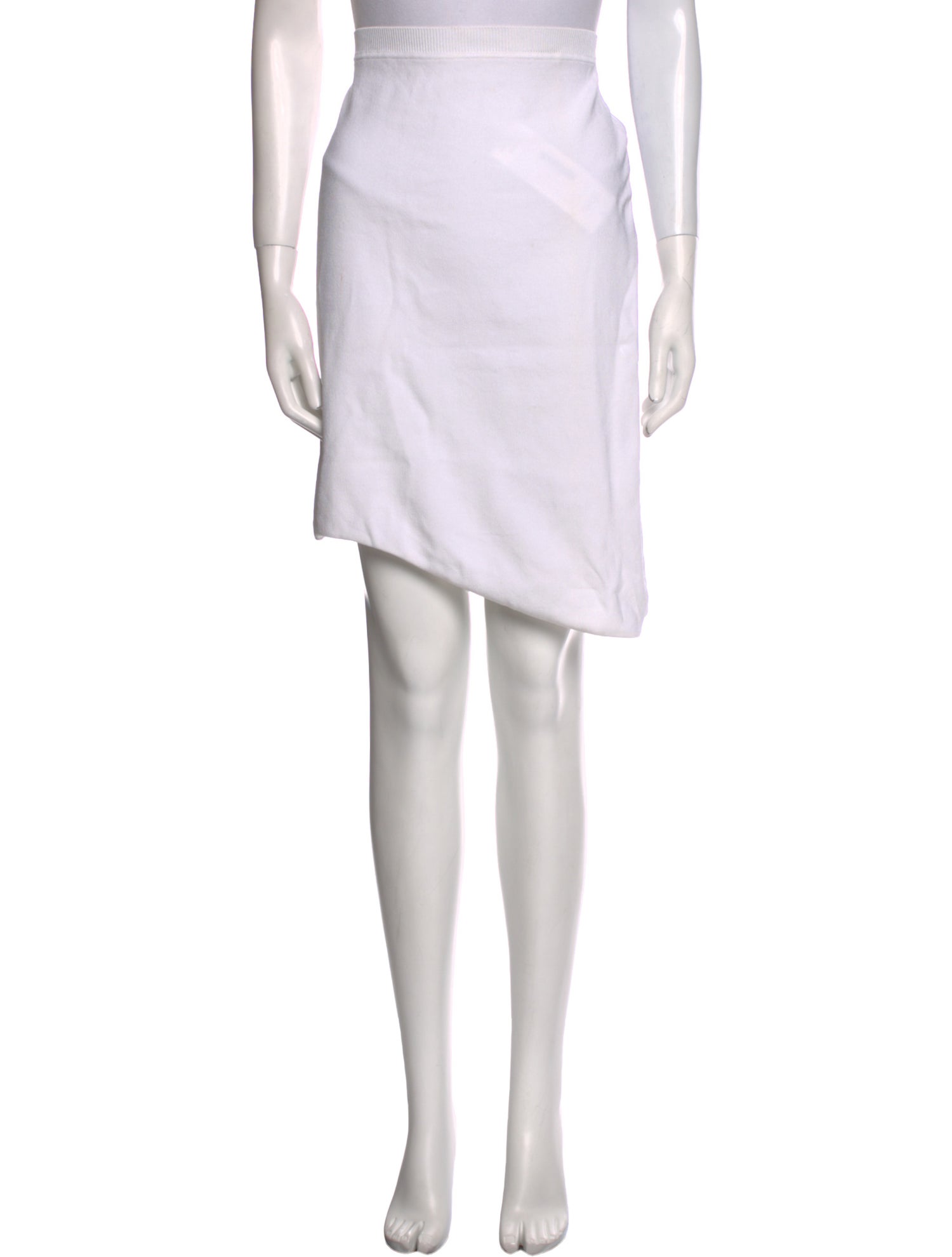 Mugler Ruffle Embellishment Knee-Length Skirt