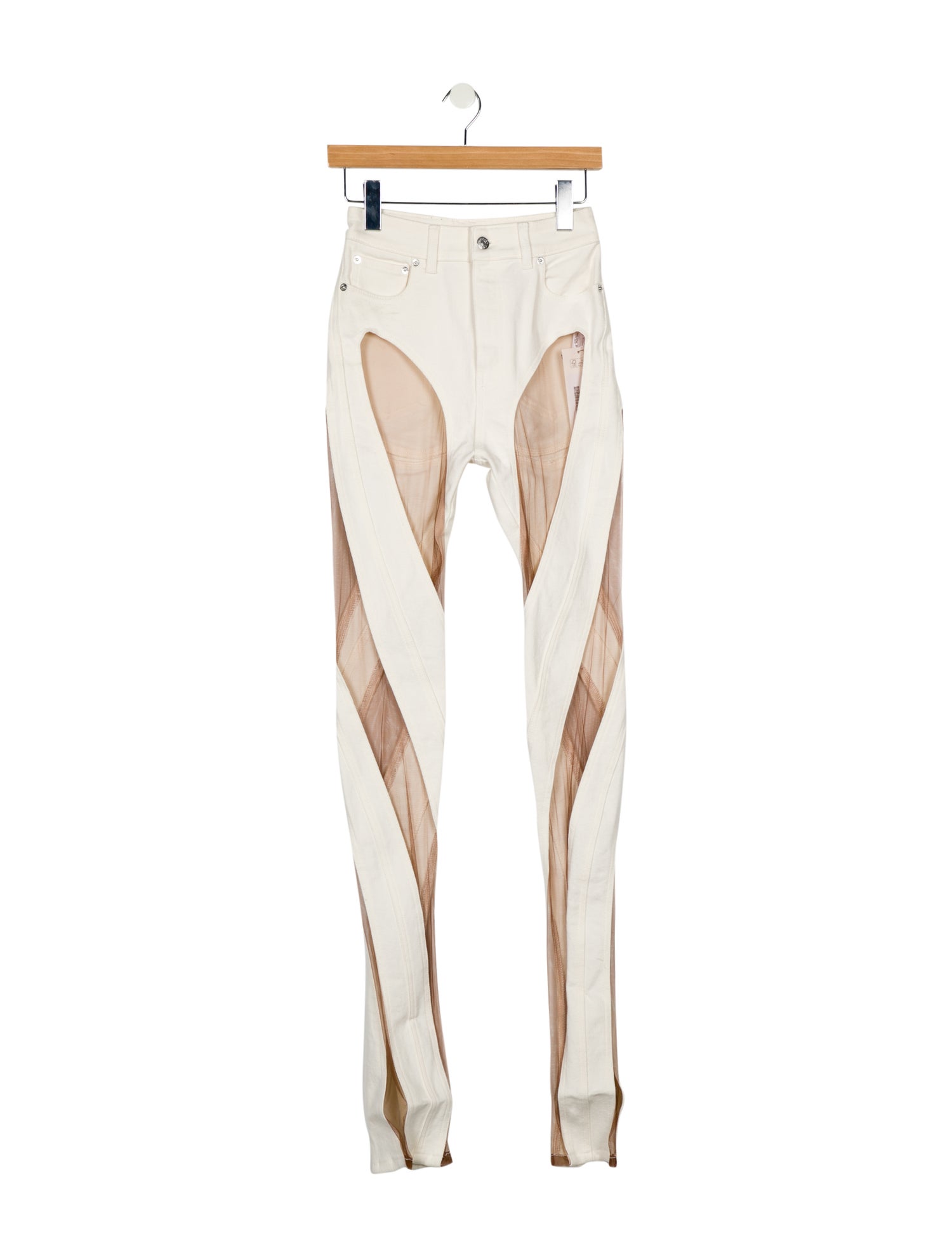 Mugler High-Rise Skinny Leg Jeans