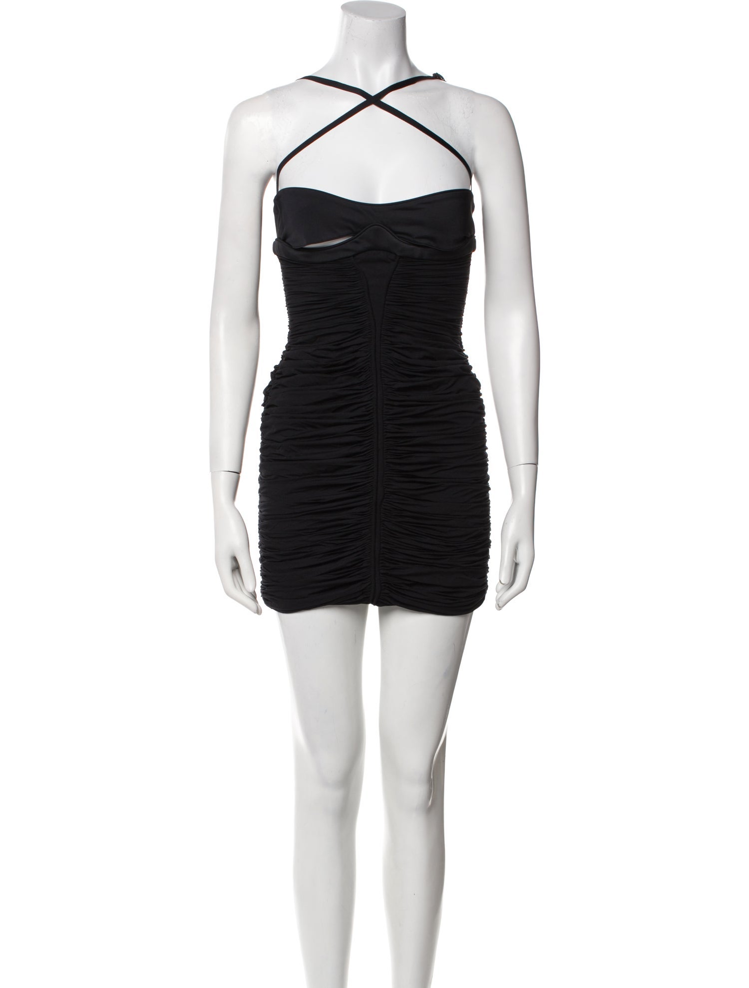 Mugler Halterneck Mini Dress w/ Tags