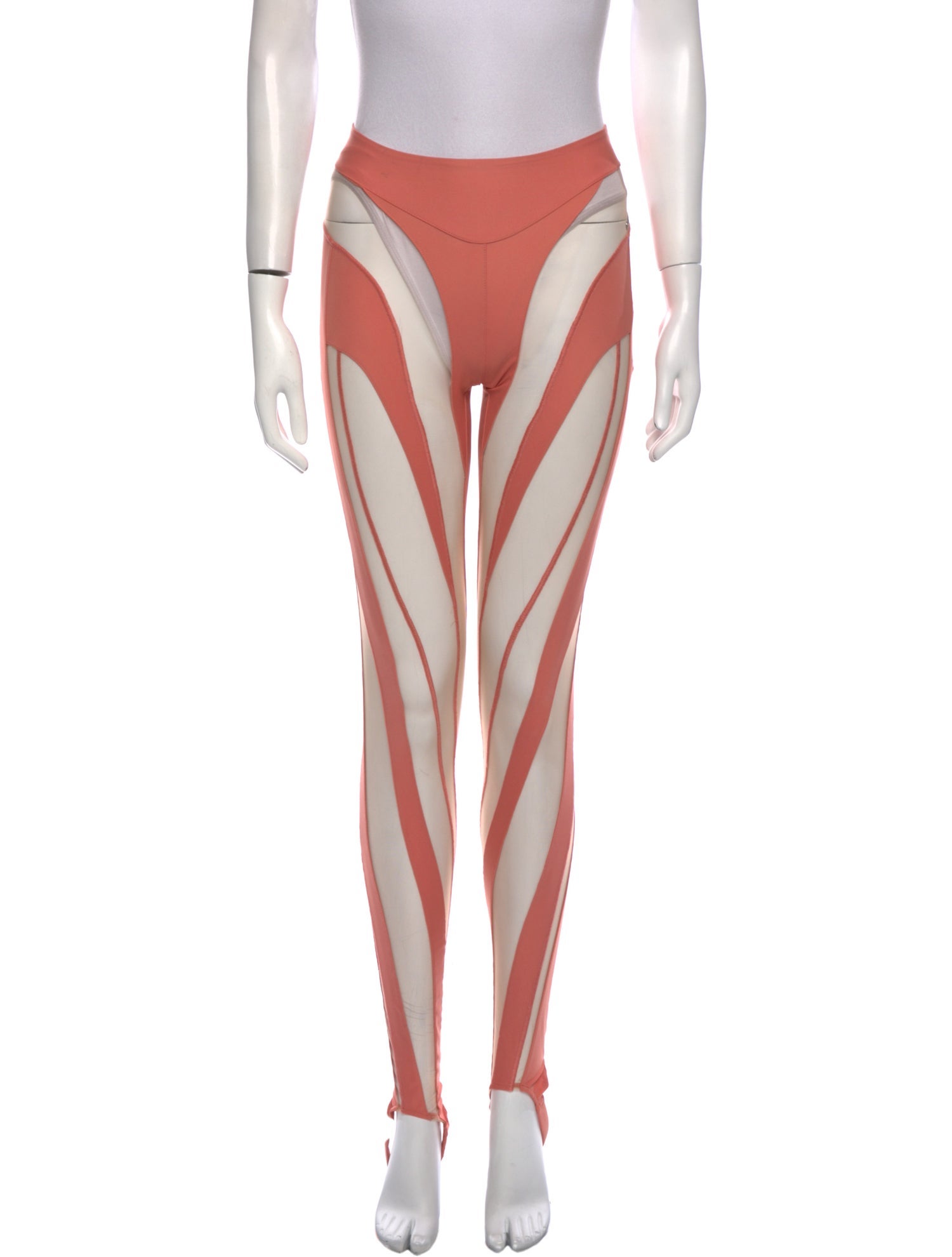 Mugler Nylon Skinny Leg Pants