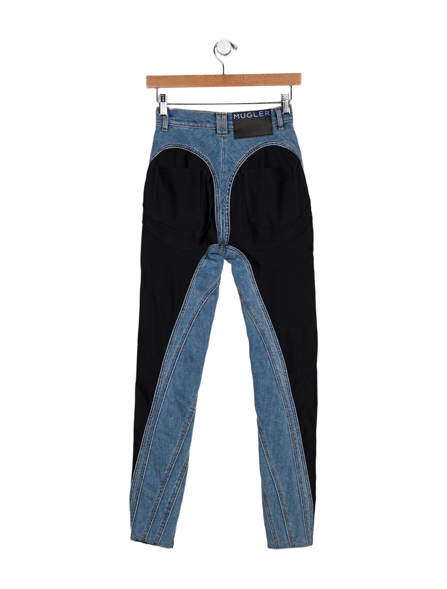 Mugler Mid-Rise Skinny Leg Jeans