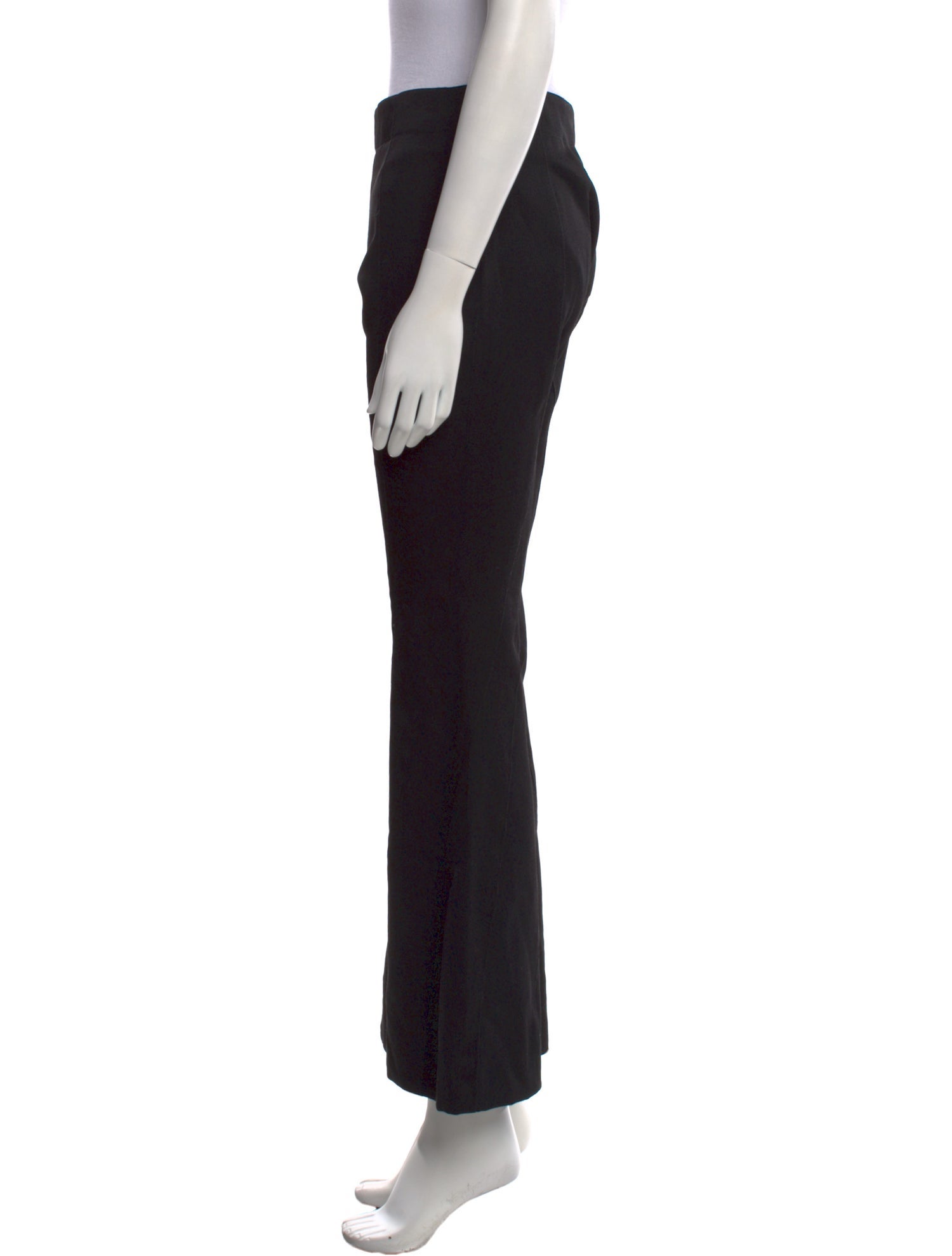 Mugler Wool Wide Leg Pants