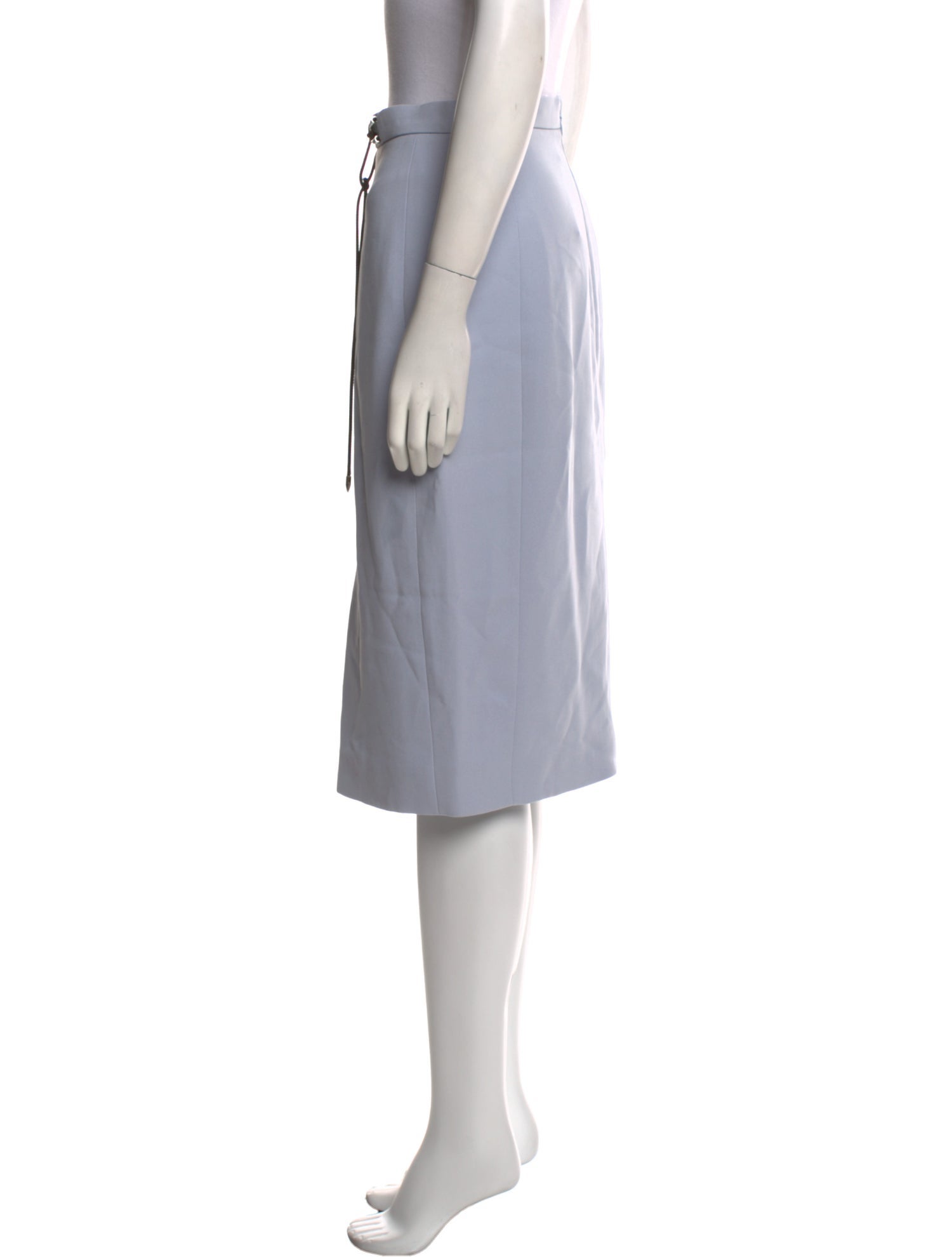 Mugler Wool Knee-Length Skirt w/ Tags