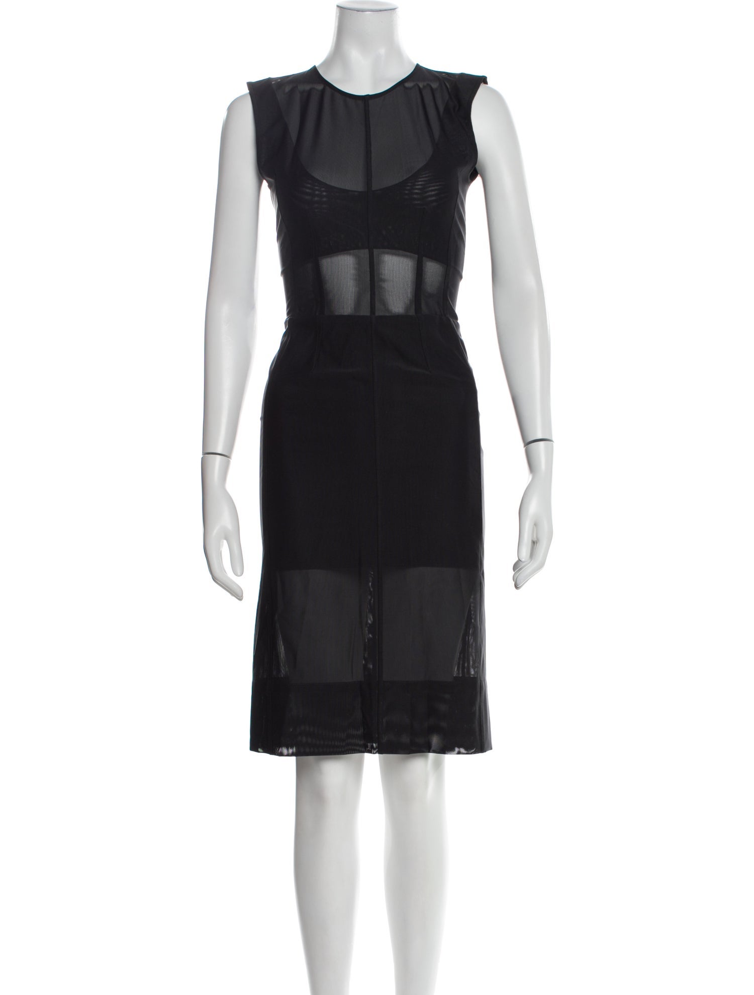 Mugler Nylon Knee-Length Dress