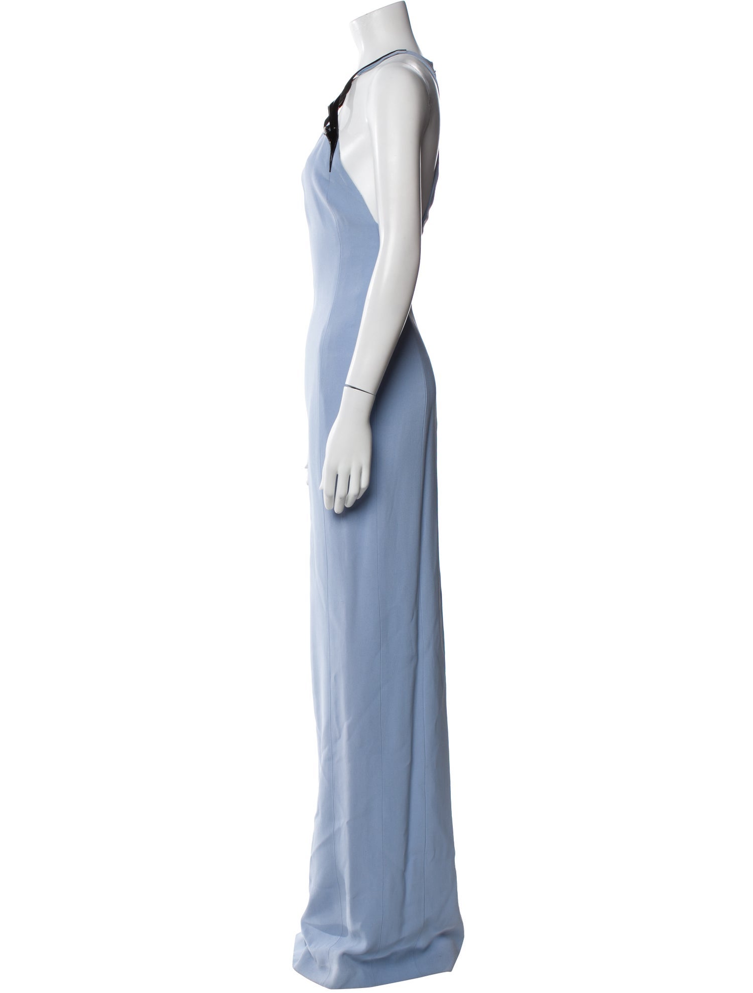 Mugler Halterneck Long Dress