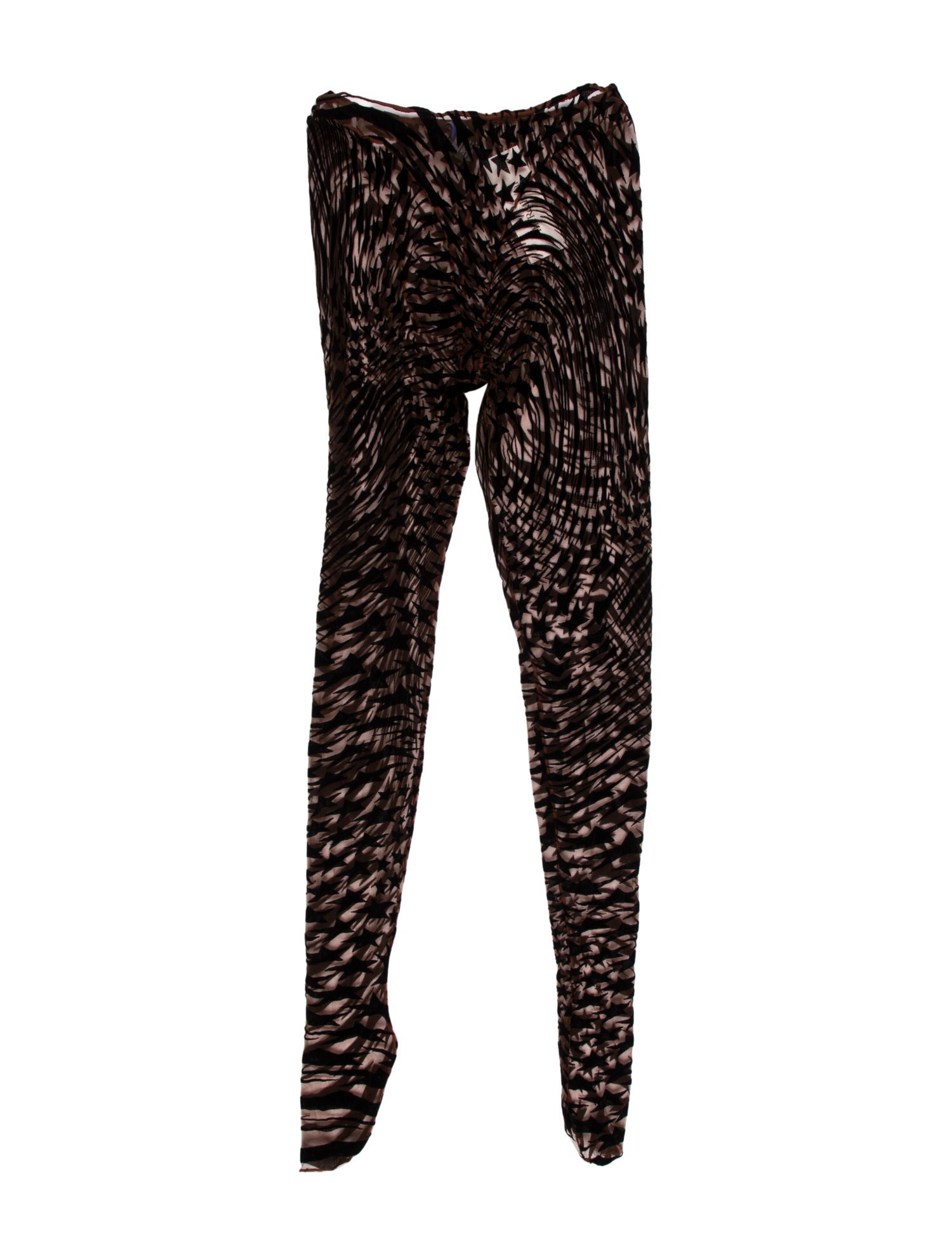 Mugler Animal Print Skinny Leg Pants w/ Tags
