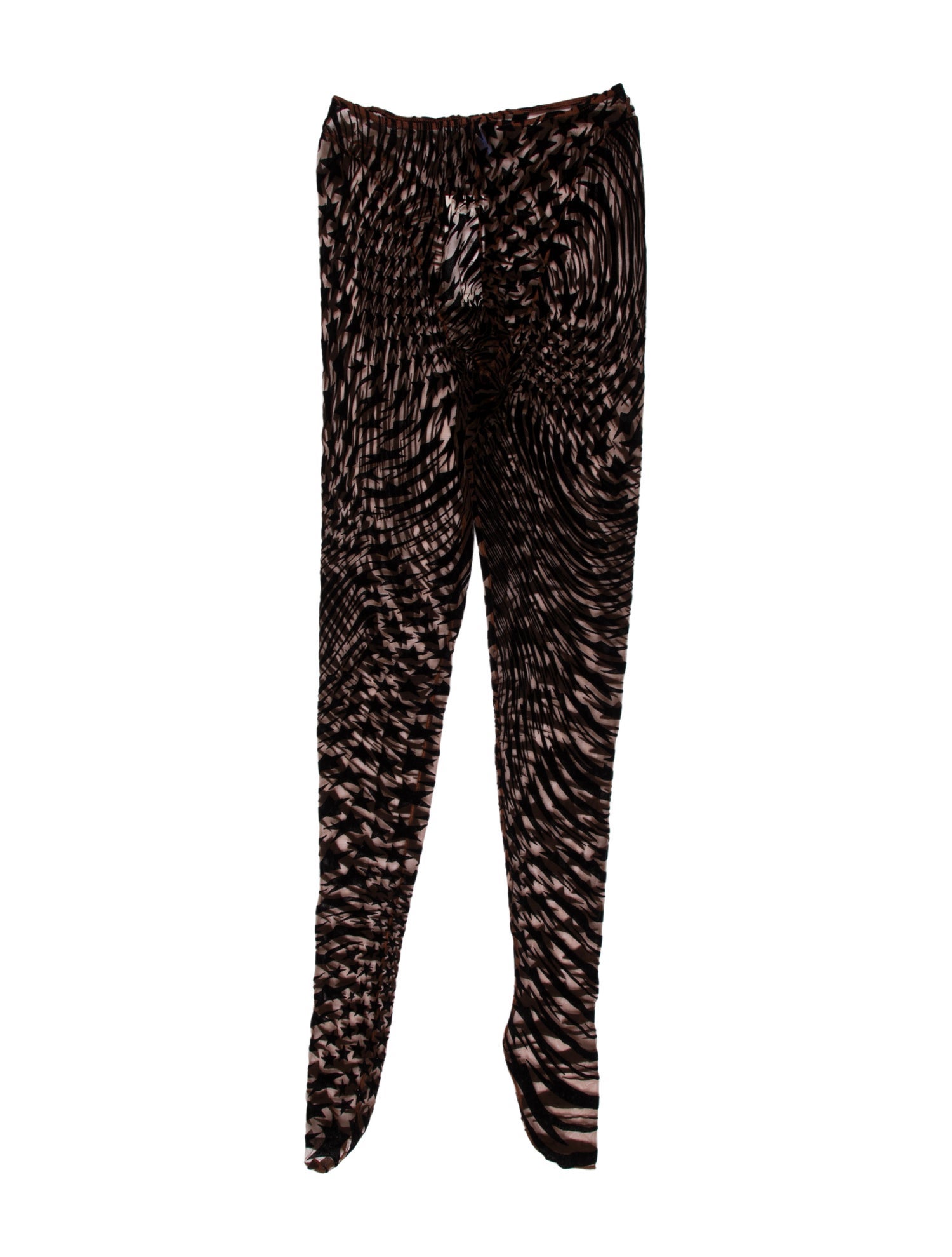 Mugler Animal Print Skinny Leg Pants w/ Tags