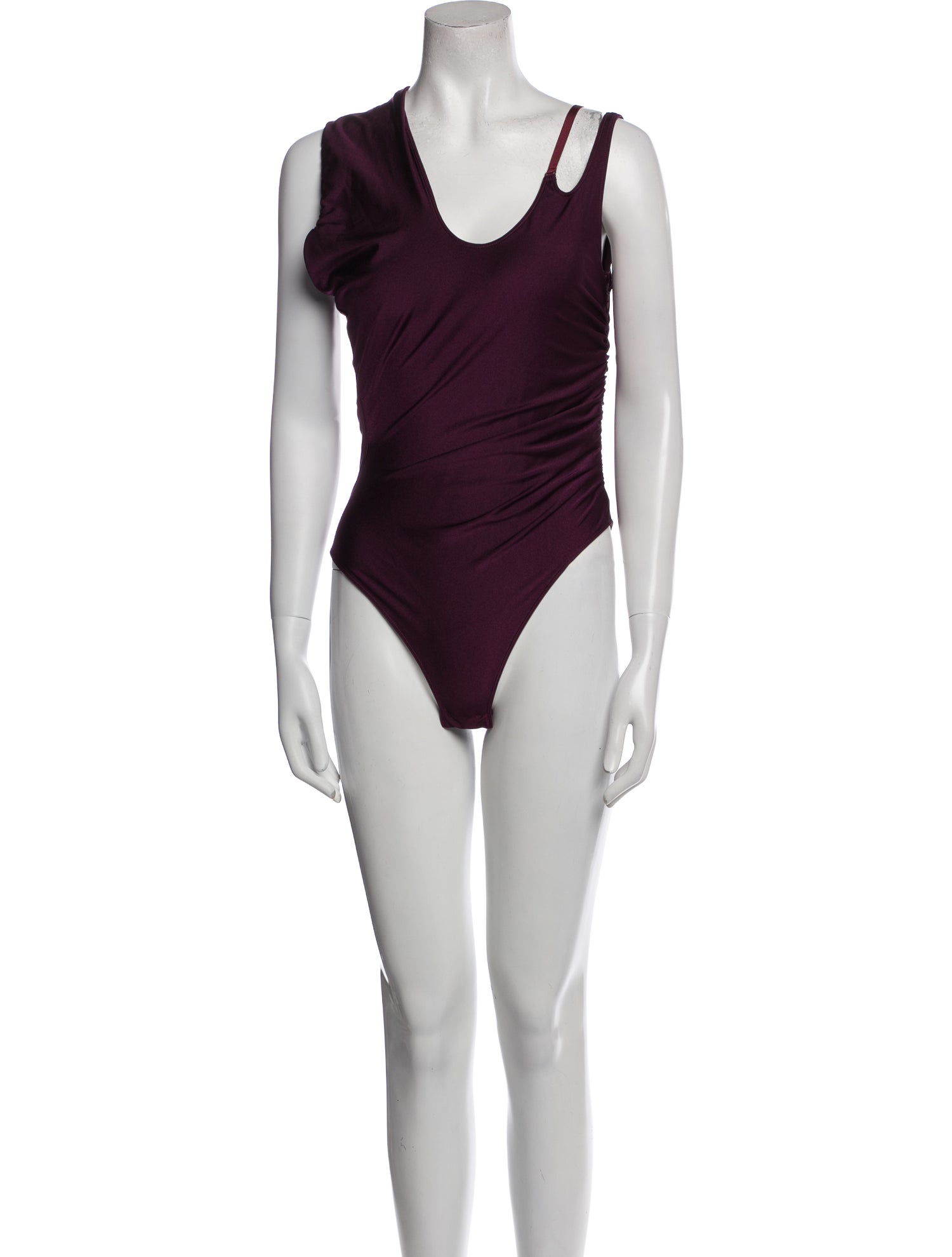 Mugler Scoop Neck Sleeveless Bodysuit