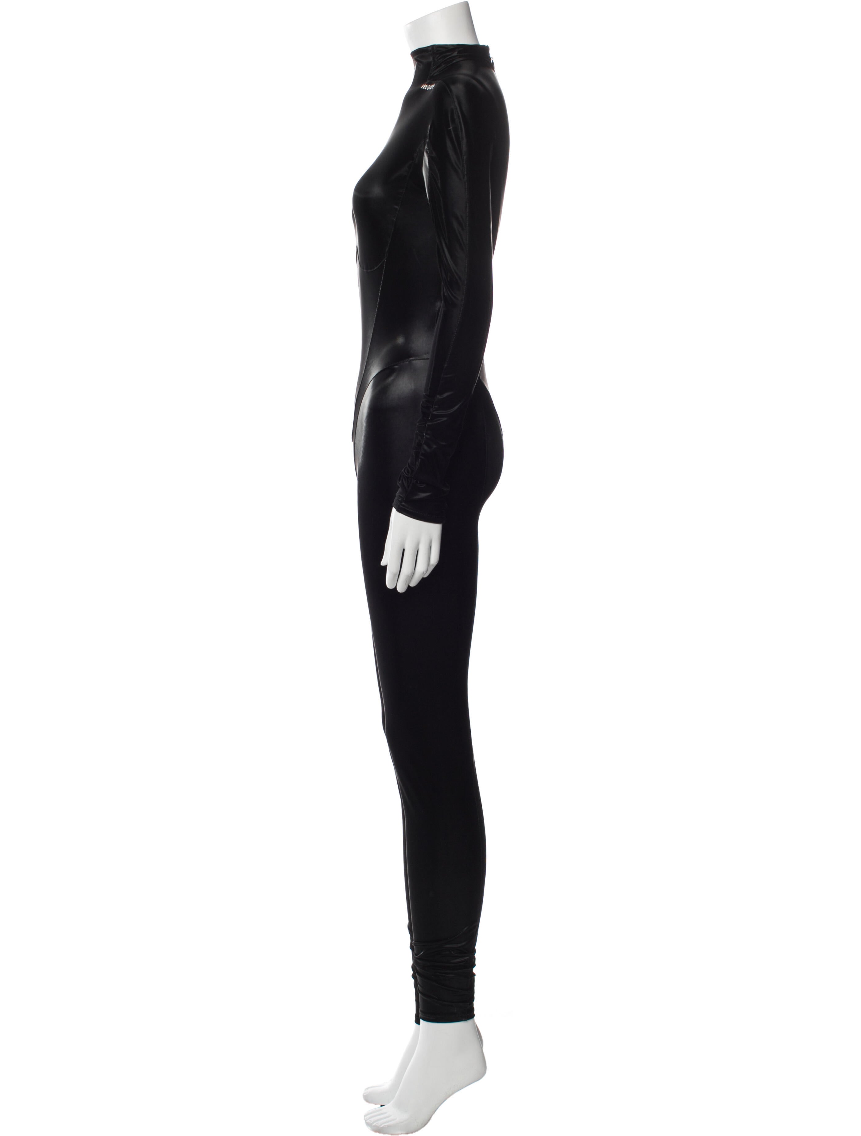 Mugler Mock Neck Jumpsuit