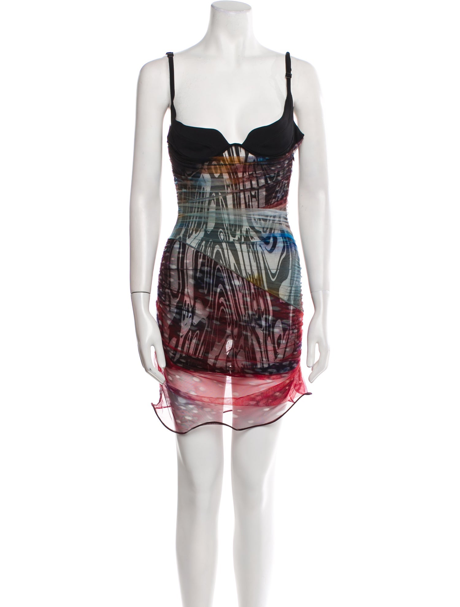 Mugler Printed Mini Dress w/ Tags