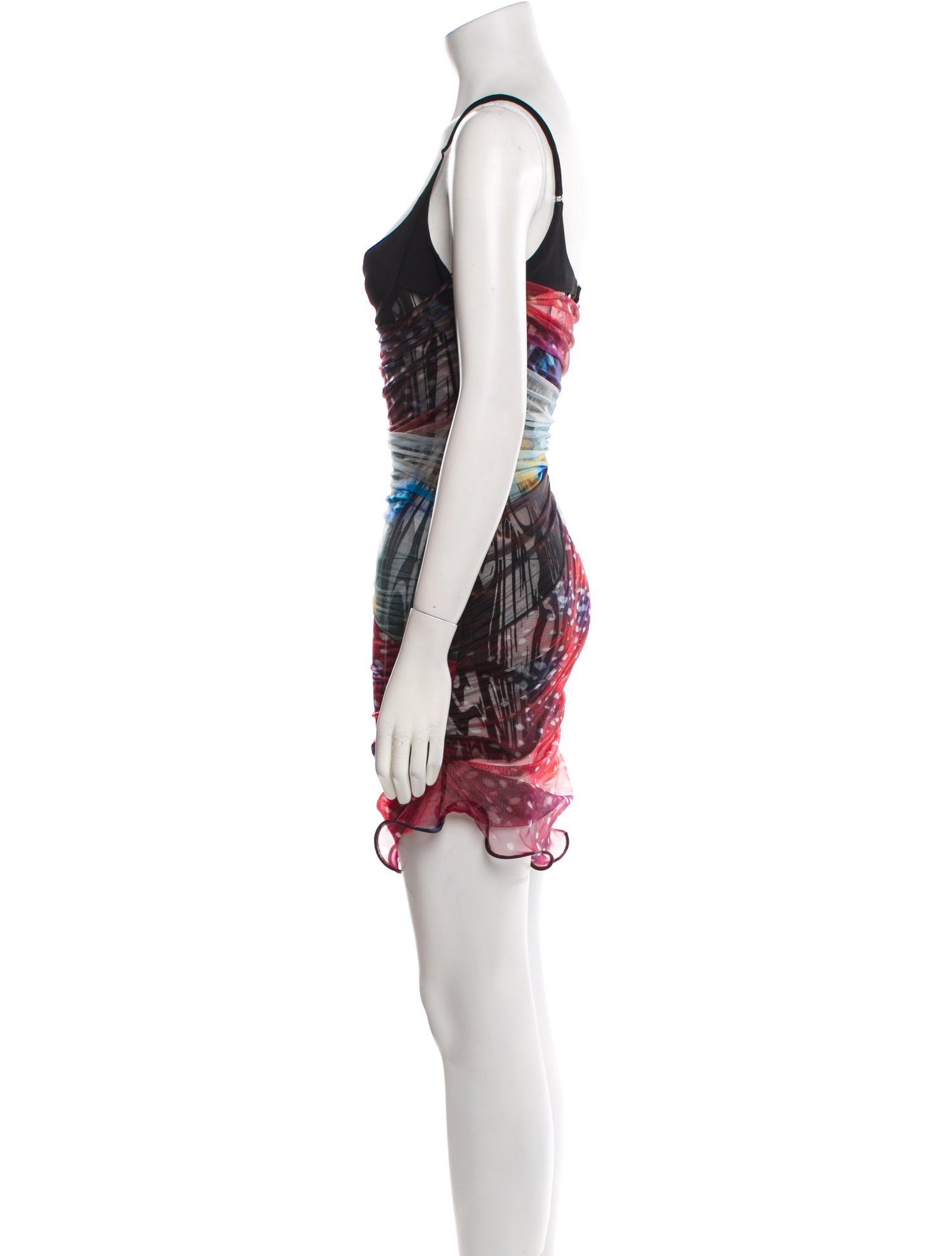 Mugler Printed Mini Dress w/ Tags