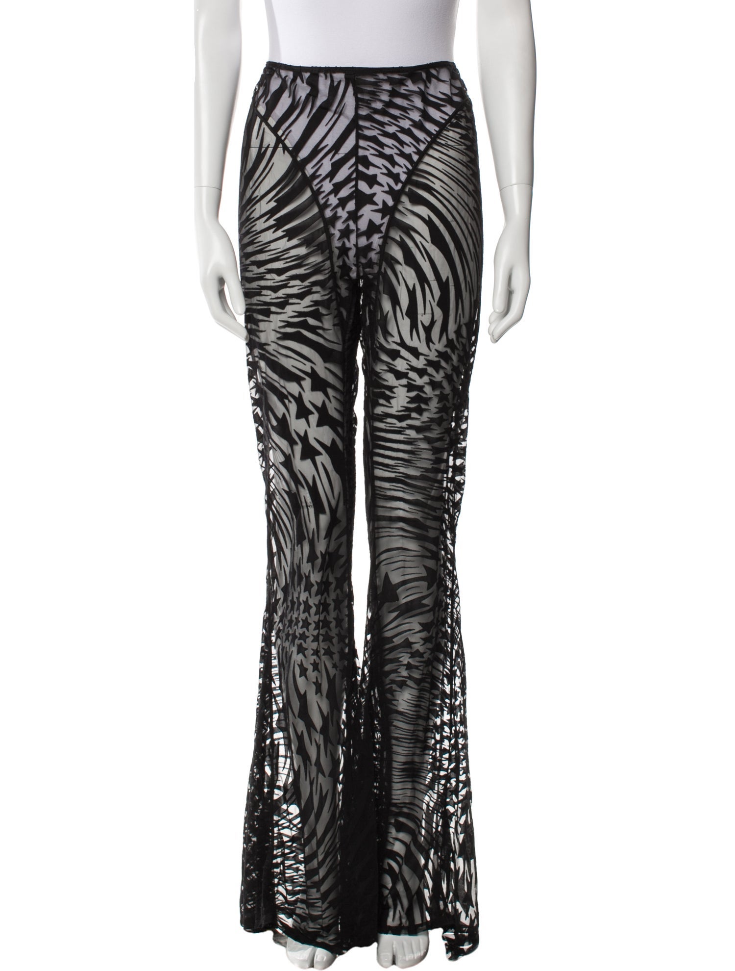 Mugler Wide Leg Pants