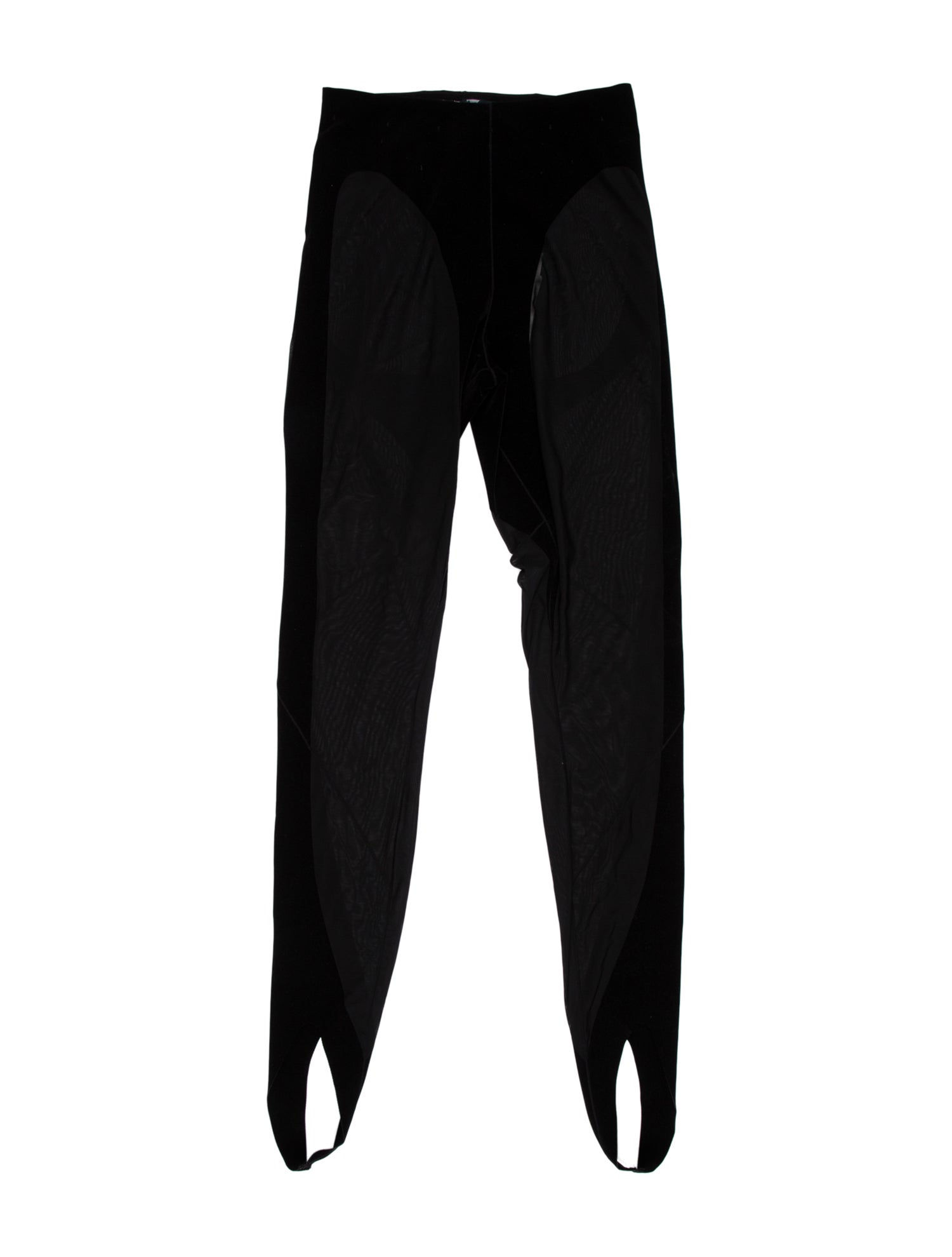 Mugler Nylon Skinny Leg Pants
