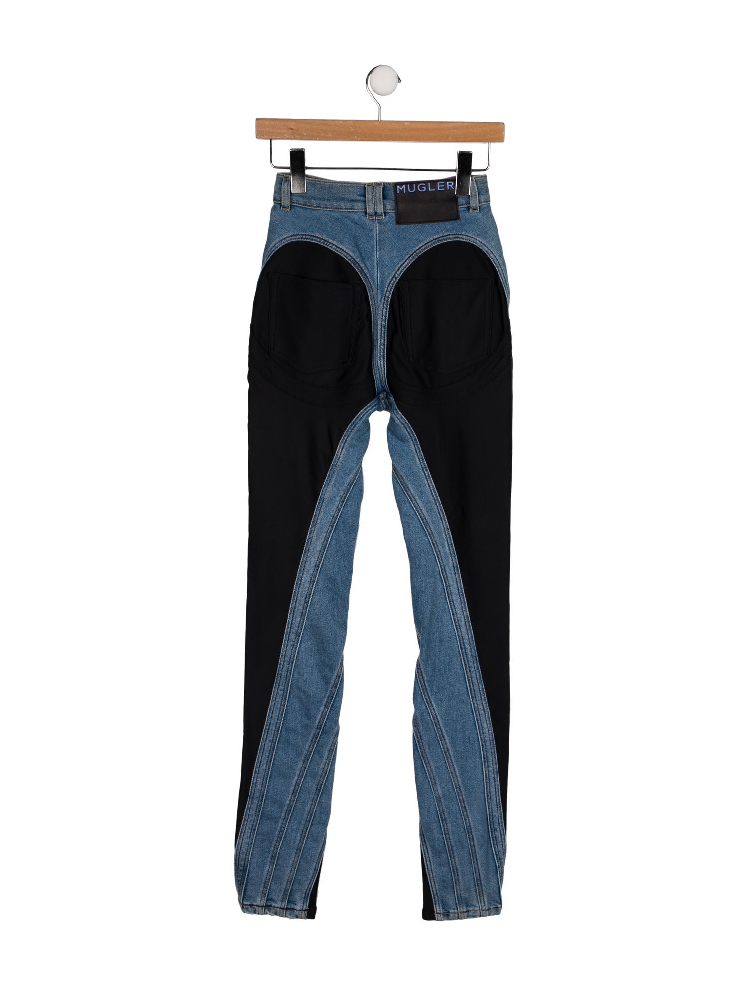 Mugler Mid-Rise Skinny Leg Jeans