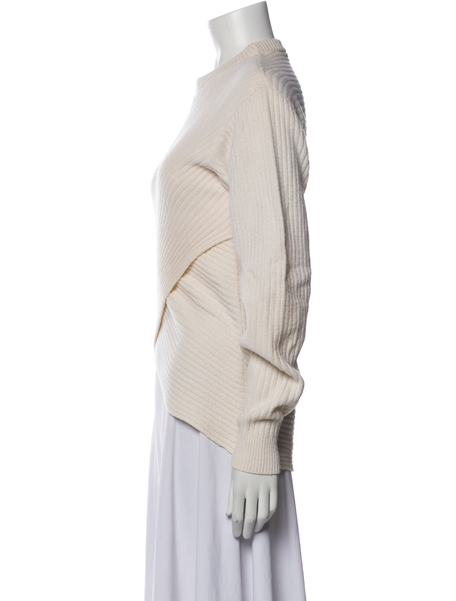 Mugler Wool Crew Neck Sweater