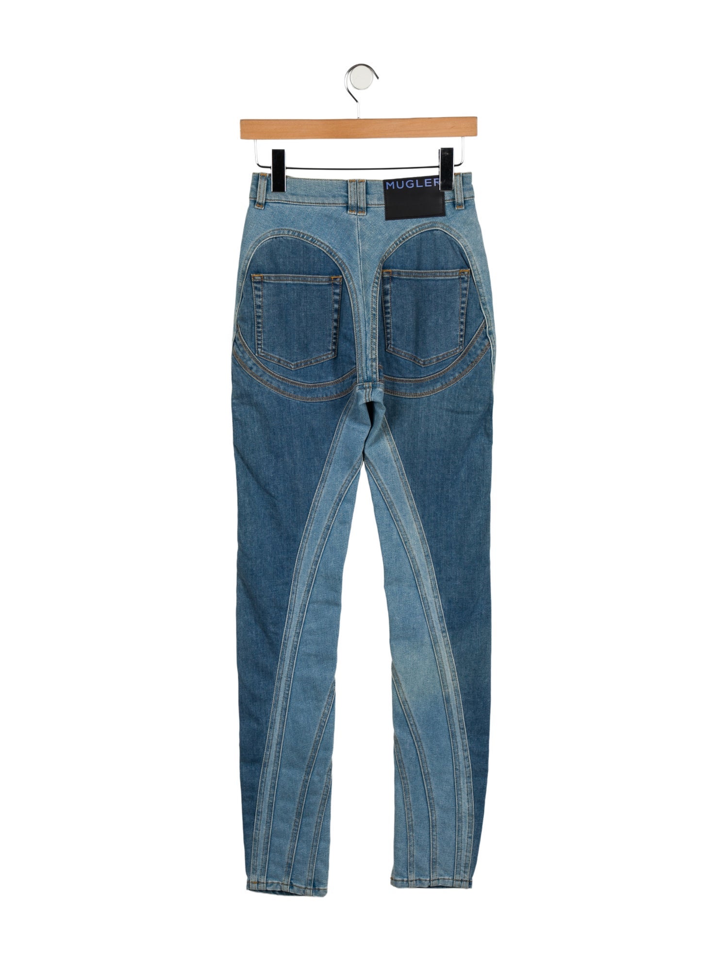 Mugler High-Rise Skinny Leg Jeans