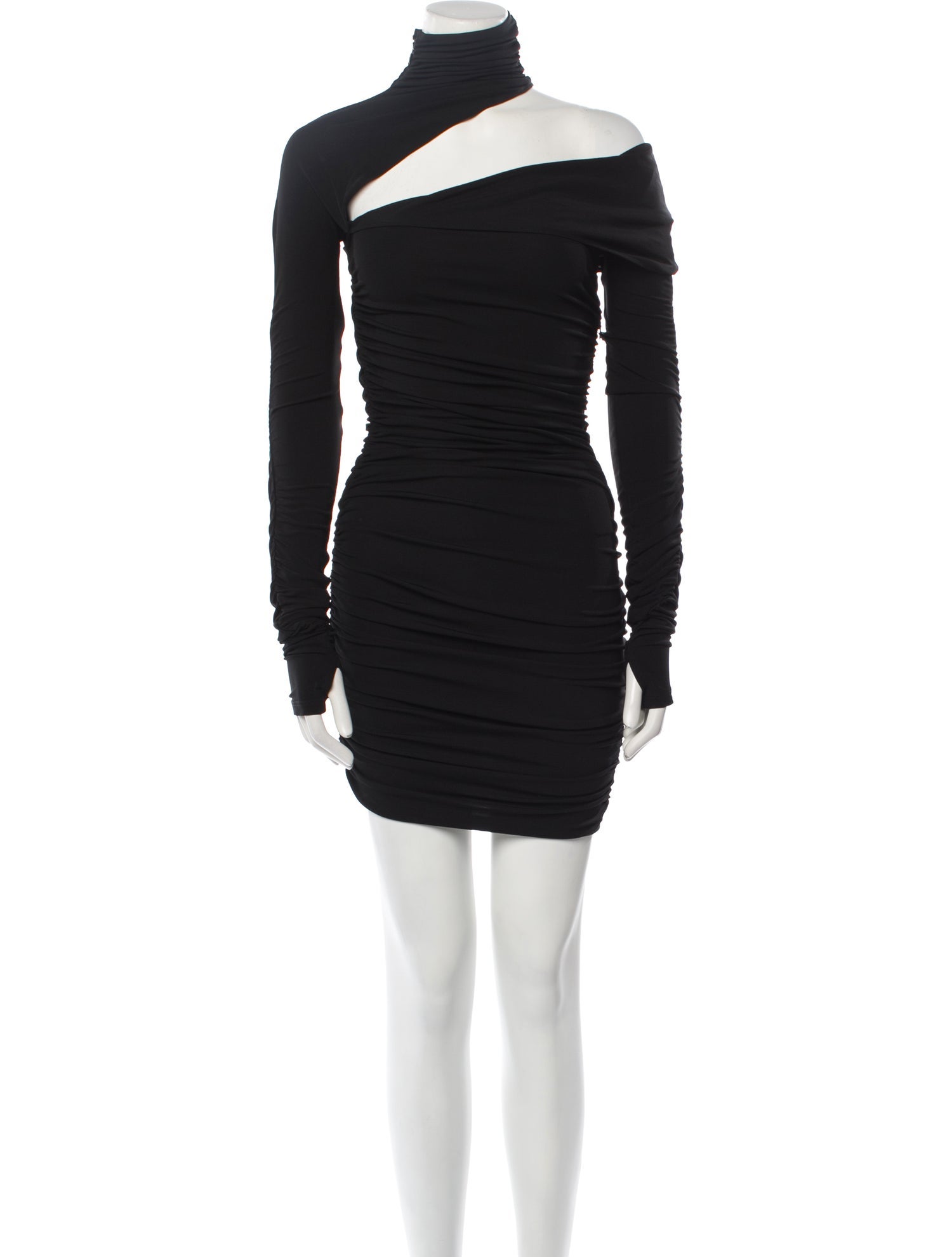 Mugler Mock Neck Mini Dress w/ Tags