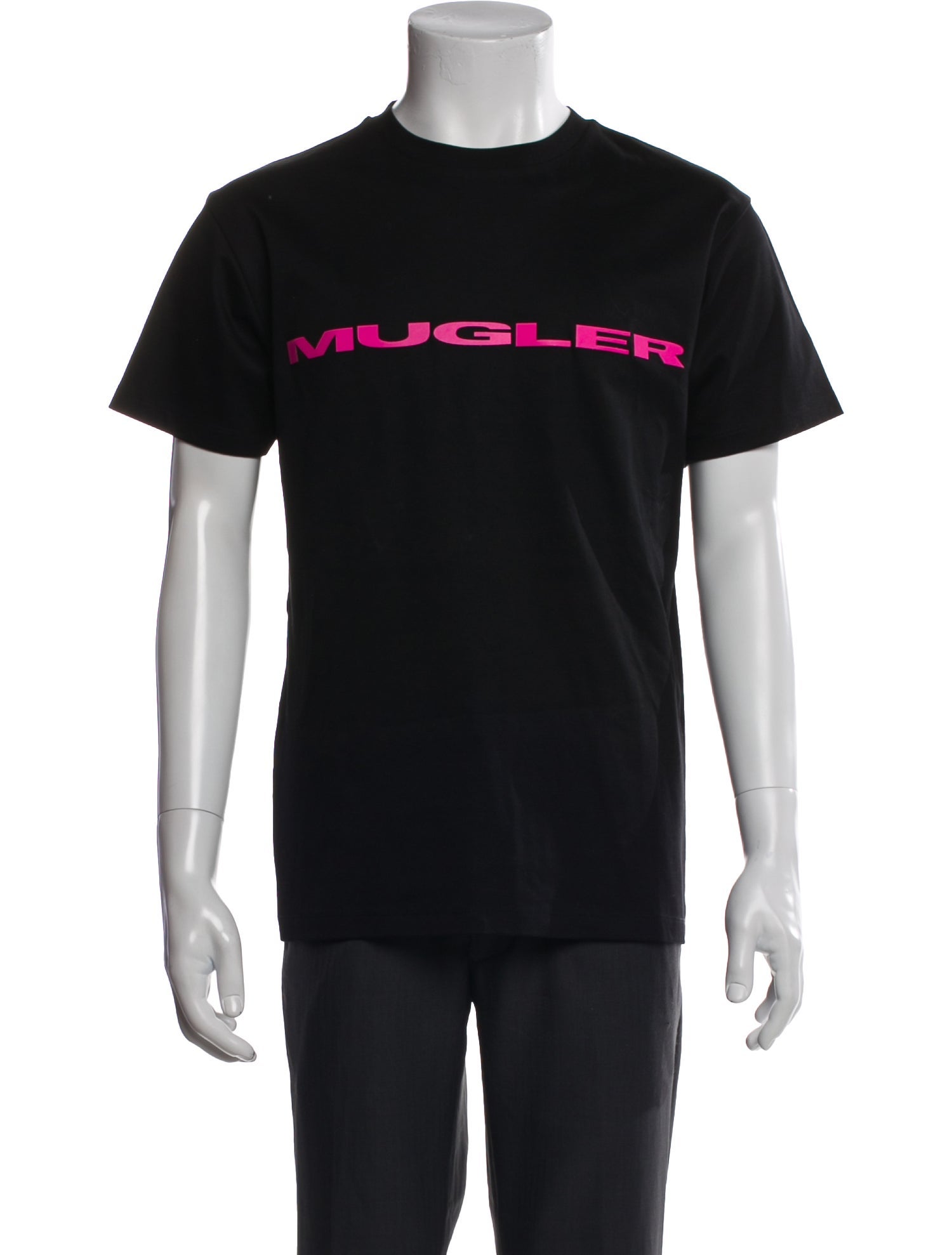 Mugler Graphic Print Crew Neck T-Shirt