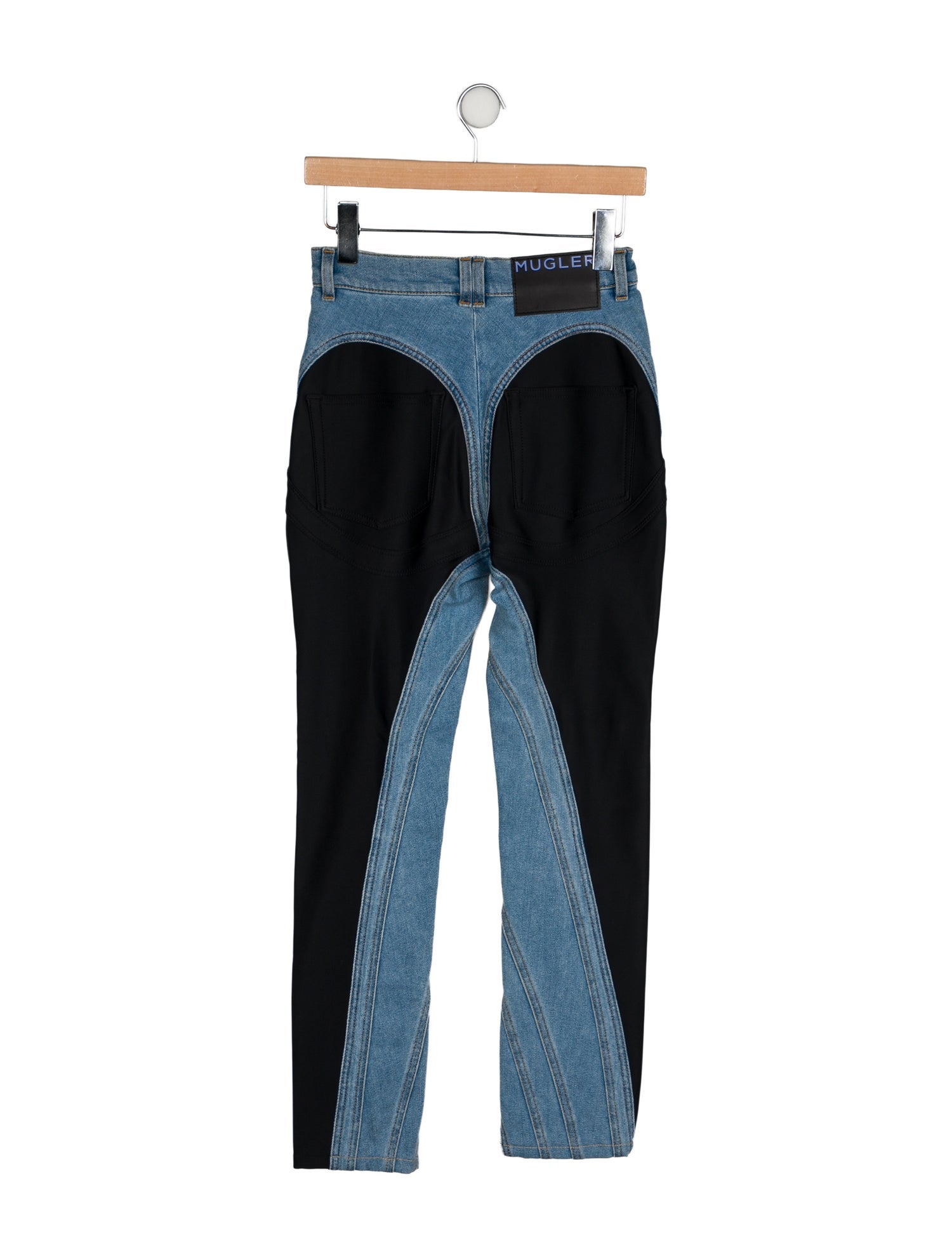 Mugler Mid-Rise Skinny Leg Jeans
