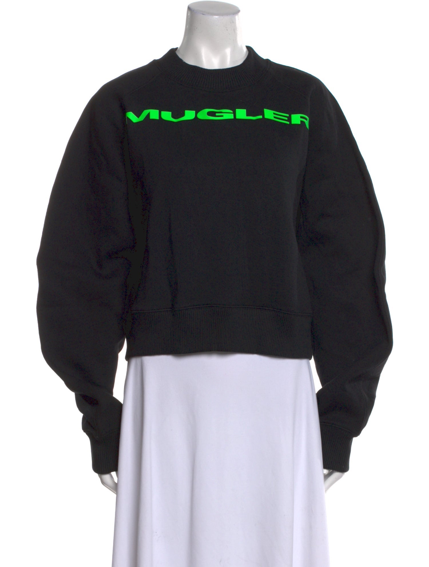 Mugler Graphic Print Crew Neck Sweatshirt