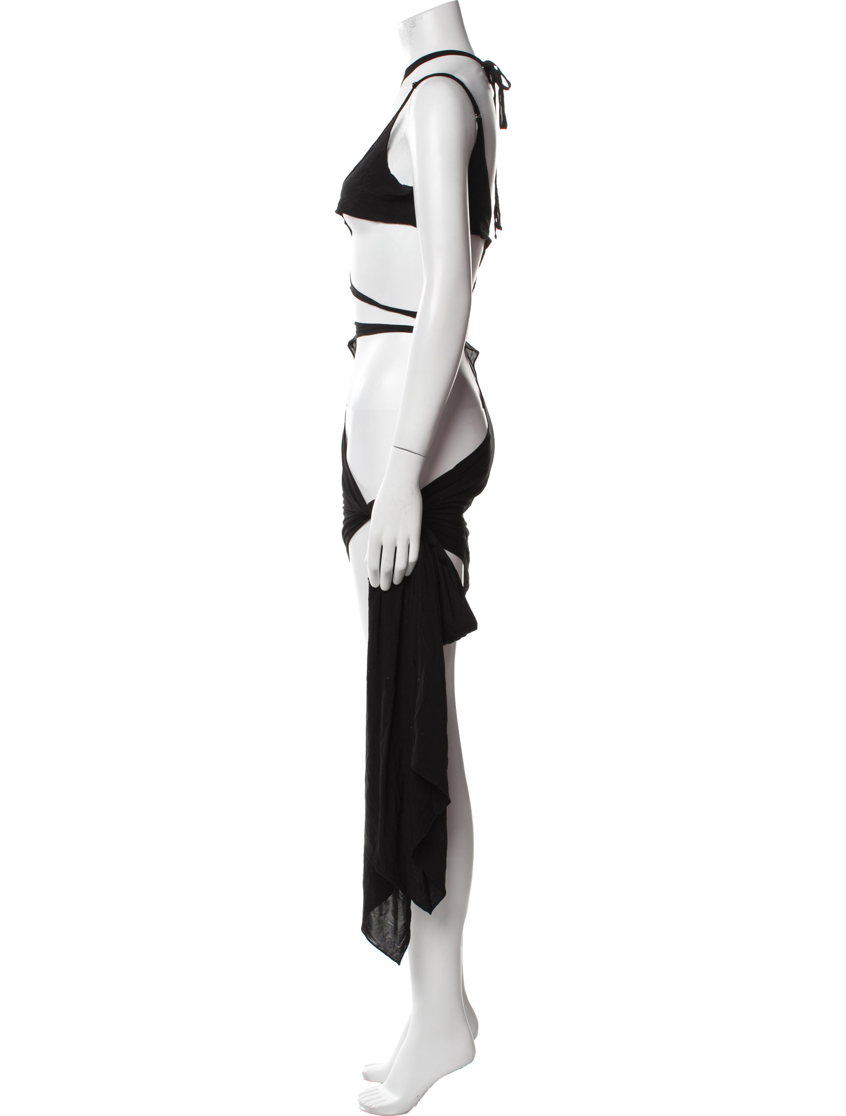 Mugler Halterneck Long Dress