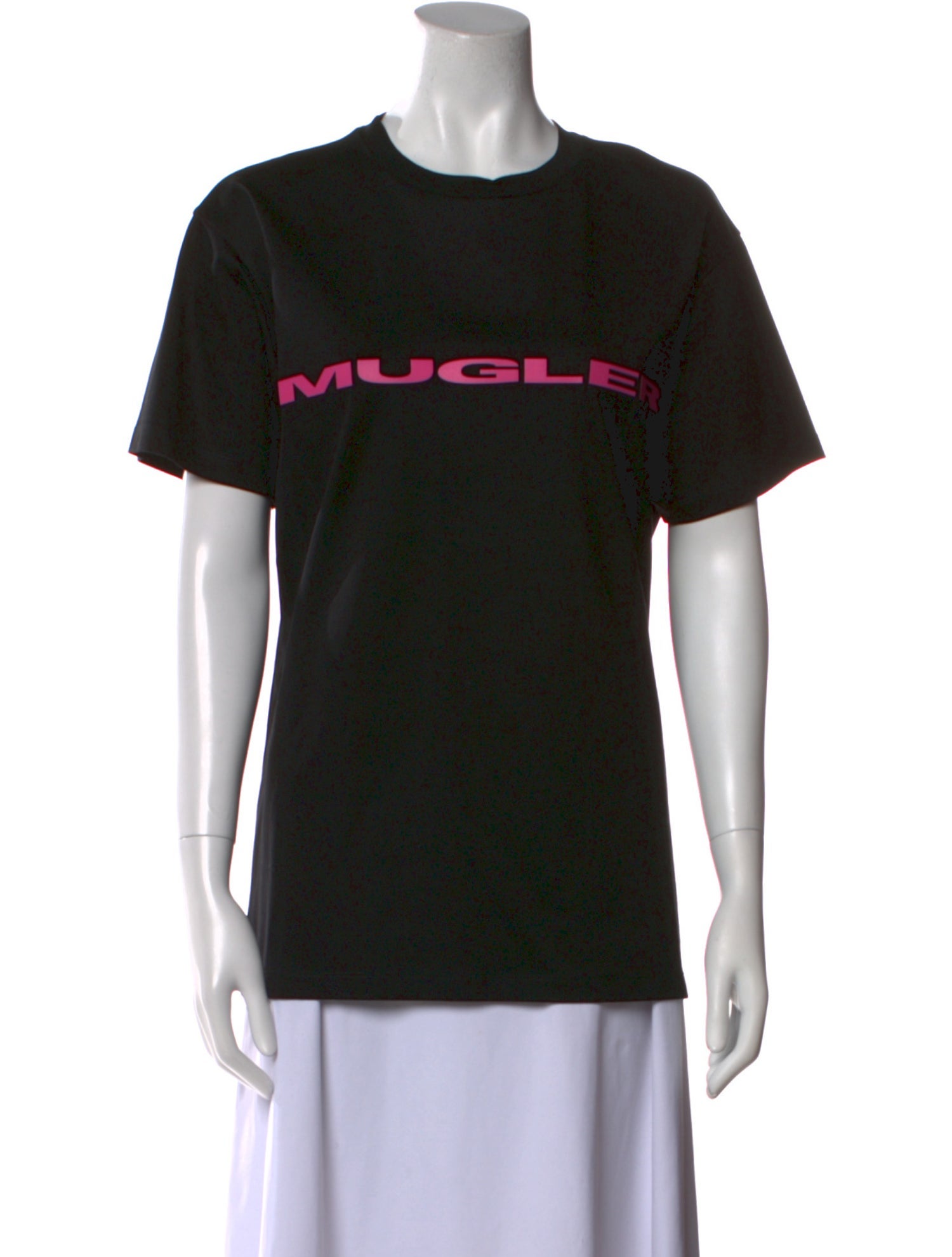 Mugler Graphic Print Crew Neck T-Shirt w/ Tags