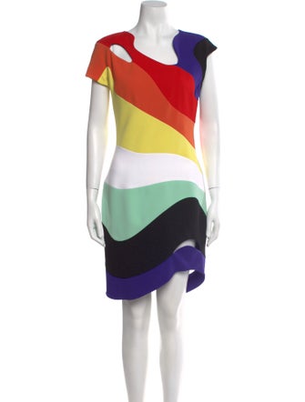 Mugler Printed Mini Dress