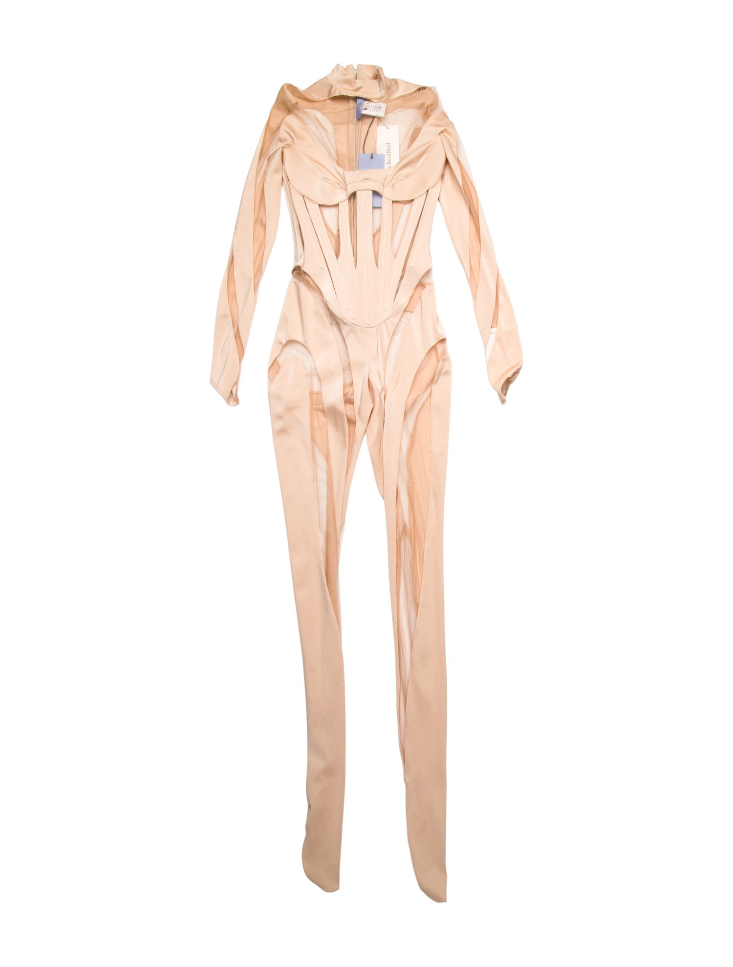 Mugler Mock Neck Jumpsuit w/ Tags