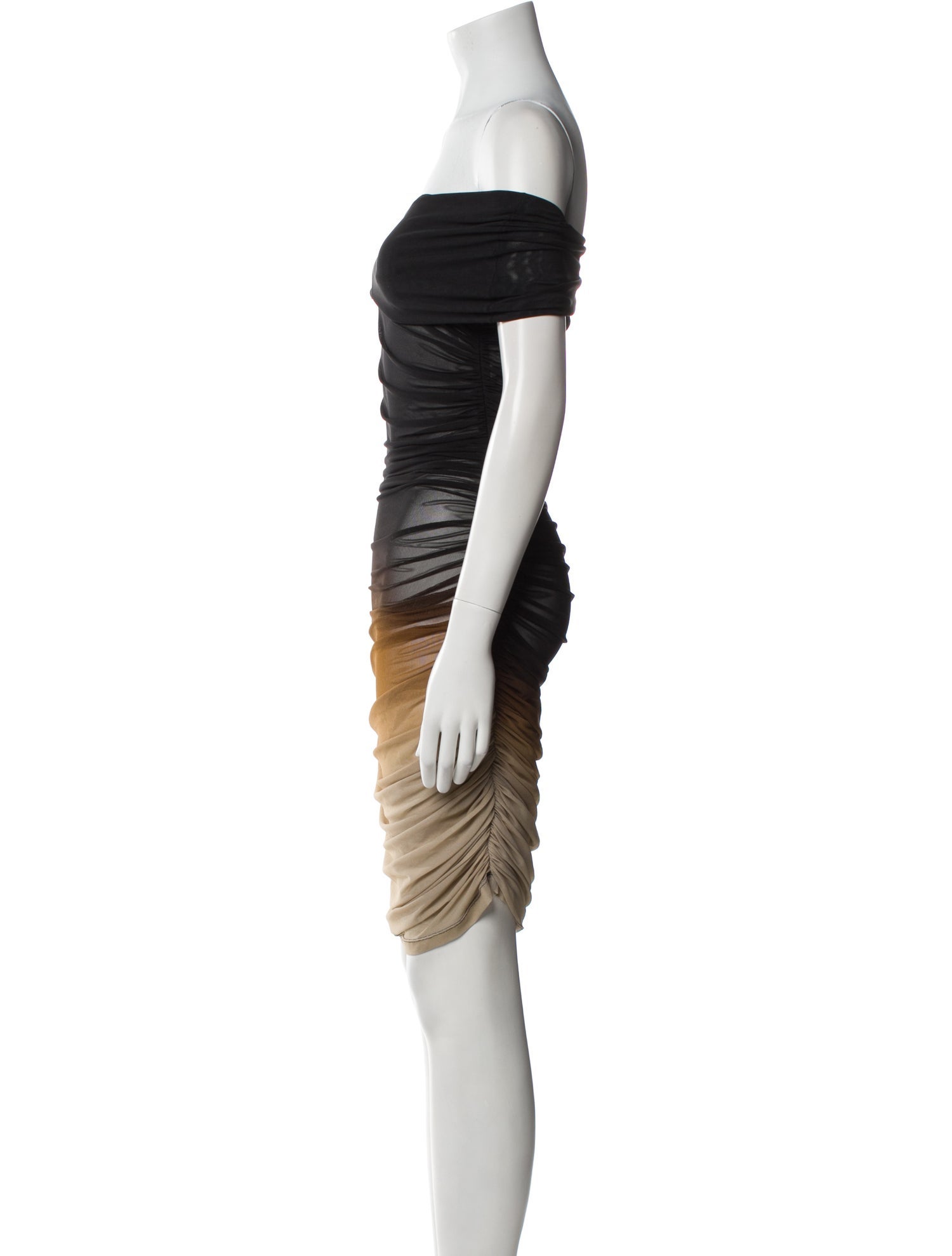 Mugler Strapless Mini Dress